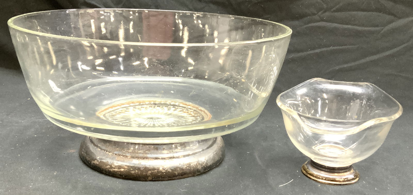 Mayflower Silver Plate Glass Punch Bowl, more 2 (1 of 7)