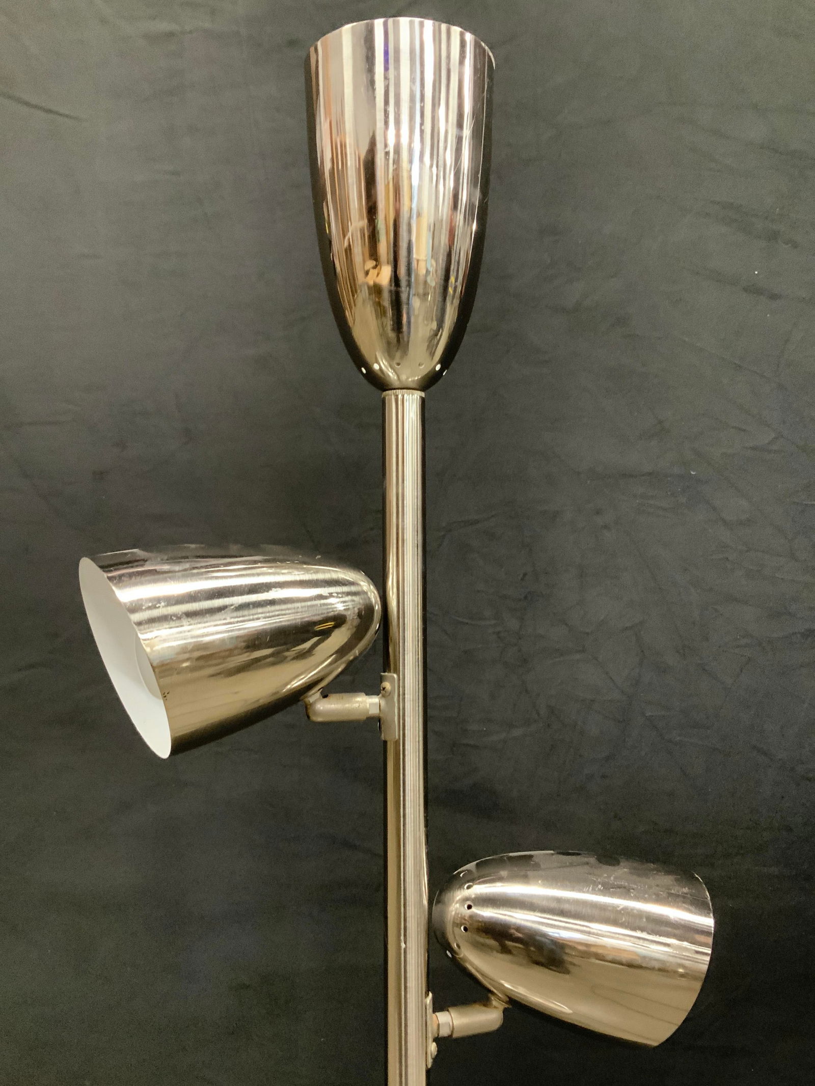 Vintage Atomic Cone Three Light Lamp 40in (1 of 10)