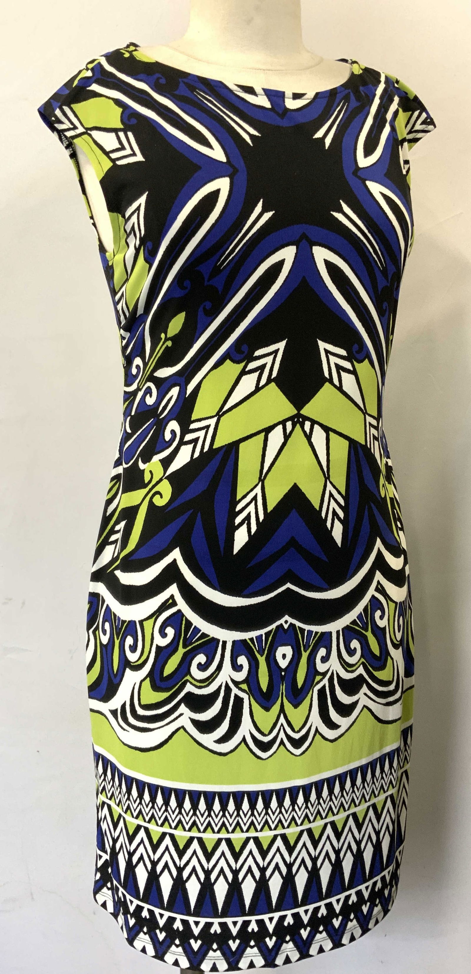 Chicos Summer Sleeveless Graphic Print Dress (1 of 6)