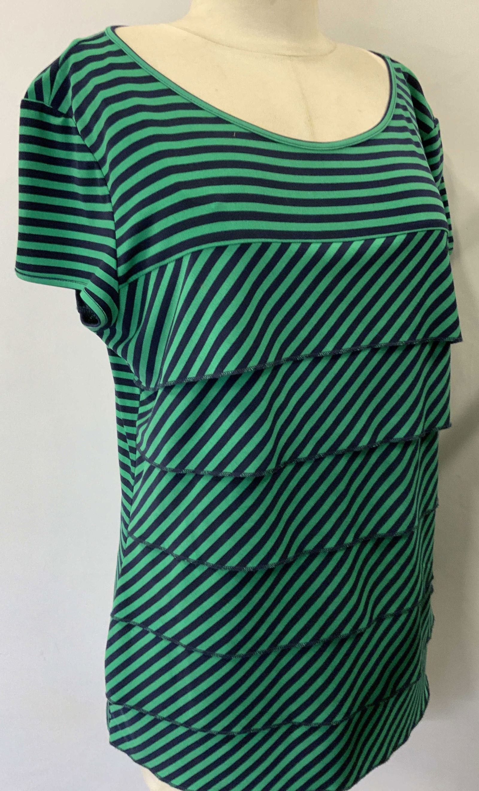 LAUNDRY by Shelli Segal Striped Shirt, XL NWT (1 of 6)