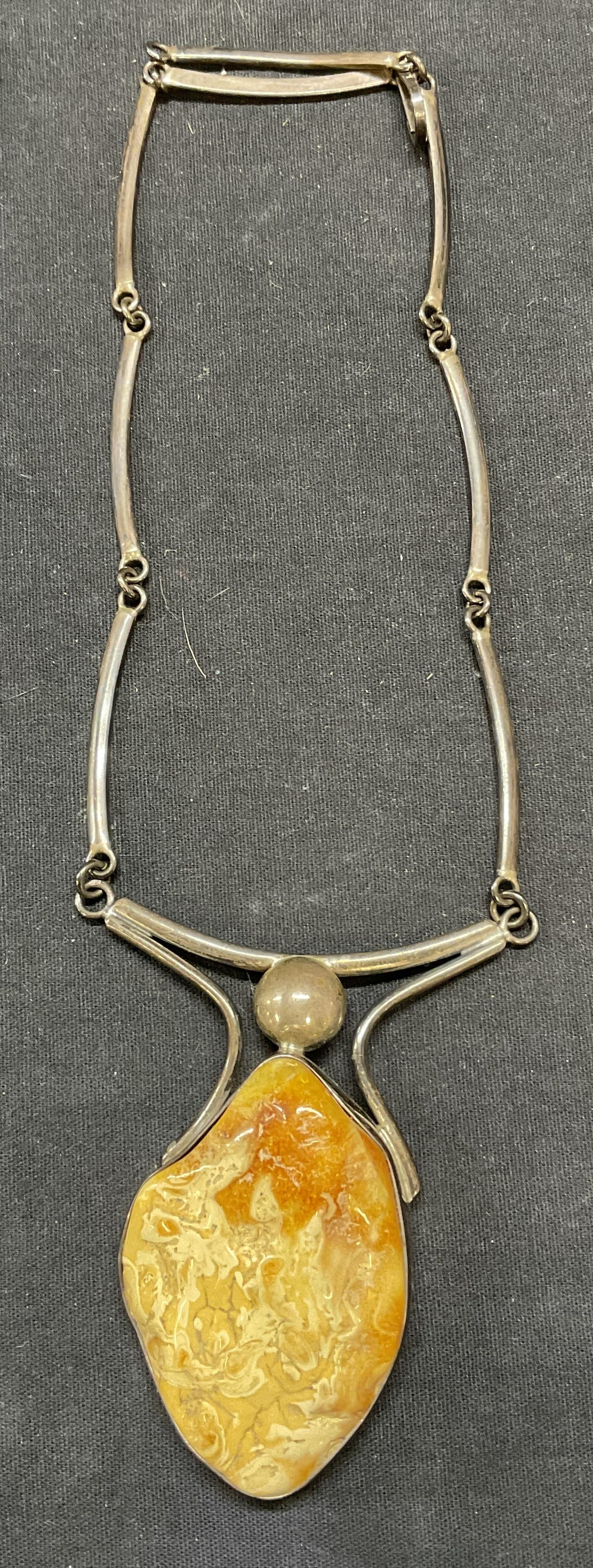 Vintage Sterling Silver Pendant Necklace (1 of 7)