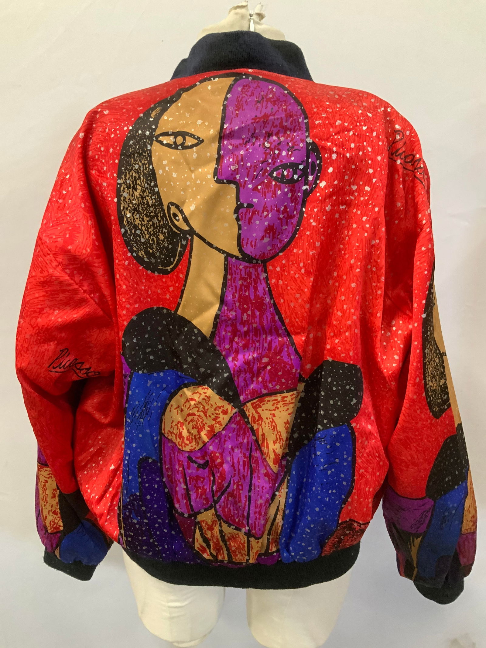 Silkworms PICASSO Bomber Jacket, 1980s (1 of 10)