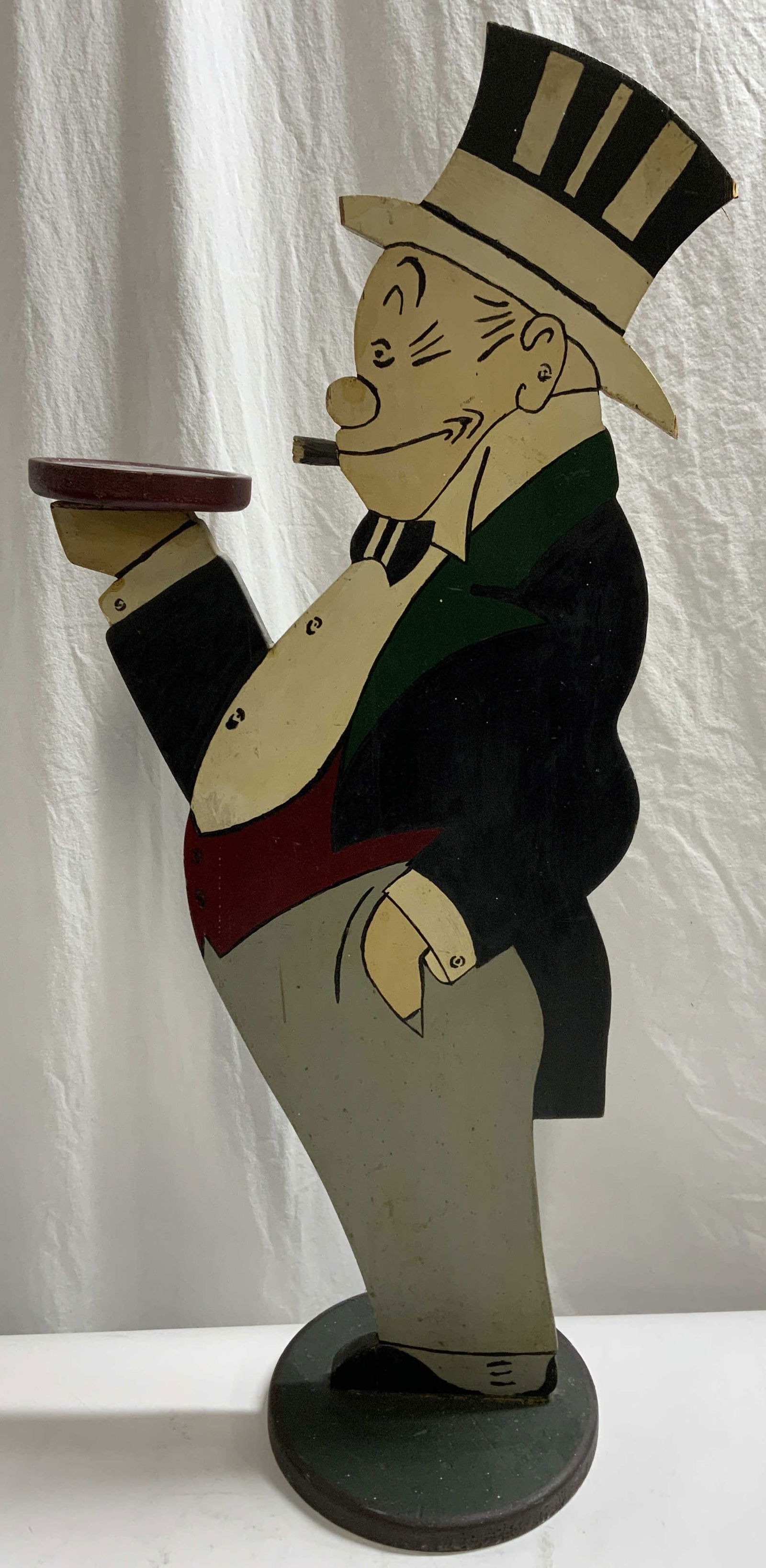 Antique Figural Butler Smoking Stand 2Ft11in (1 of 8)