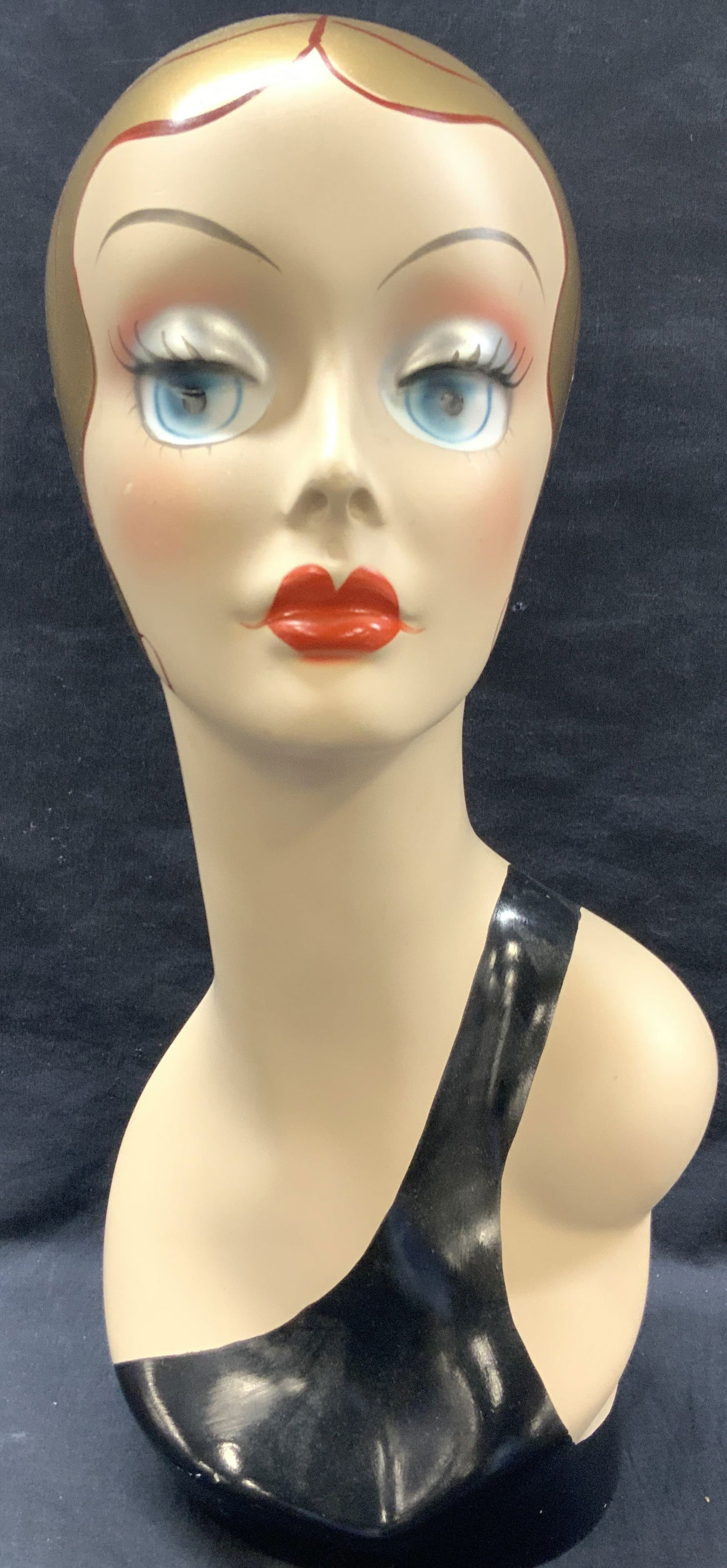 Fiberglass Hand Painted Female Mannequin Head 1ft7 (1 of 11)