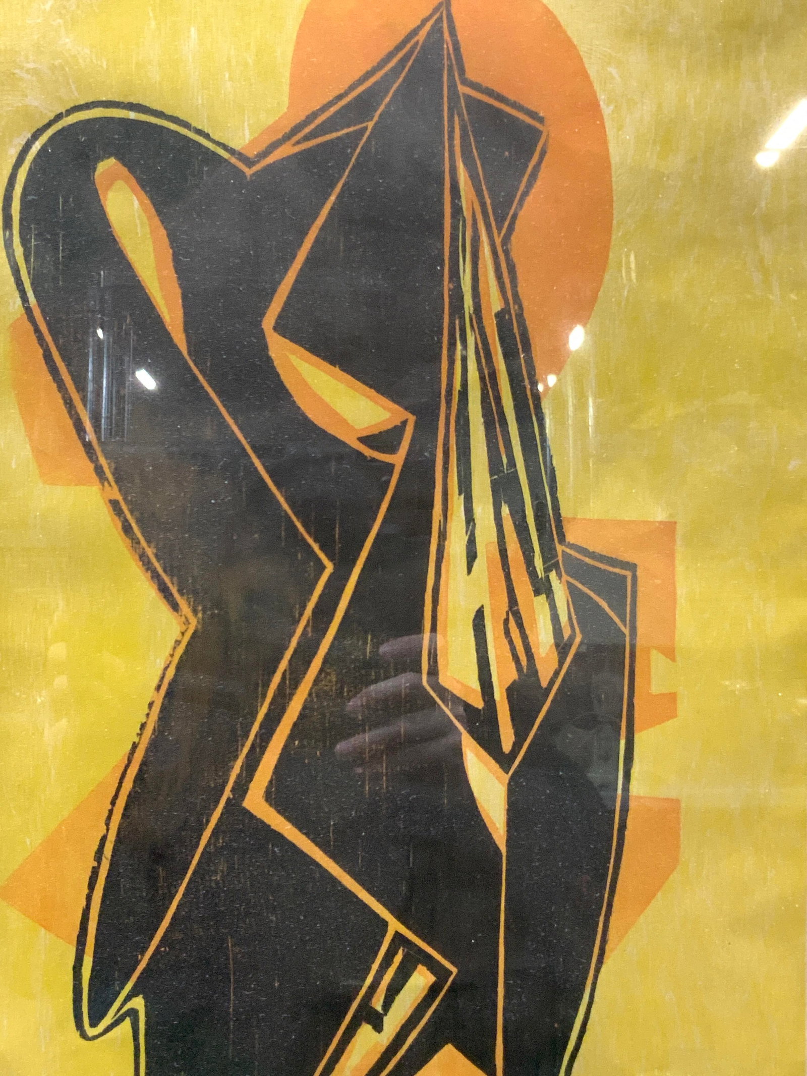 B.Klasowitz Signed & Dated Art Deco Woodcut 1959 (1 of 12)