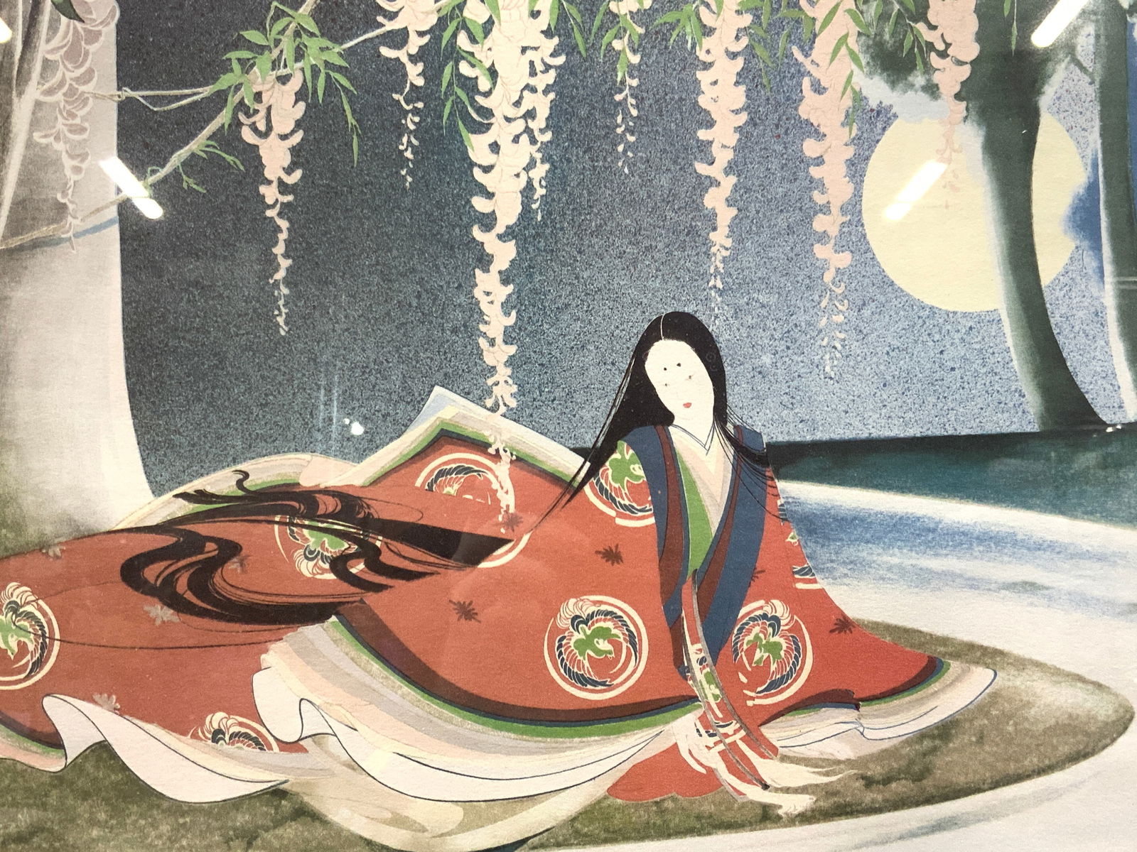 Signed & Numbered Woman In Kimono Lithograph (1 of 11)