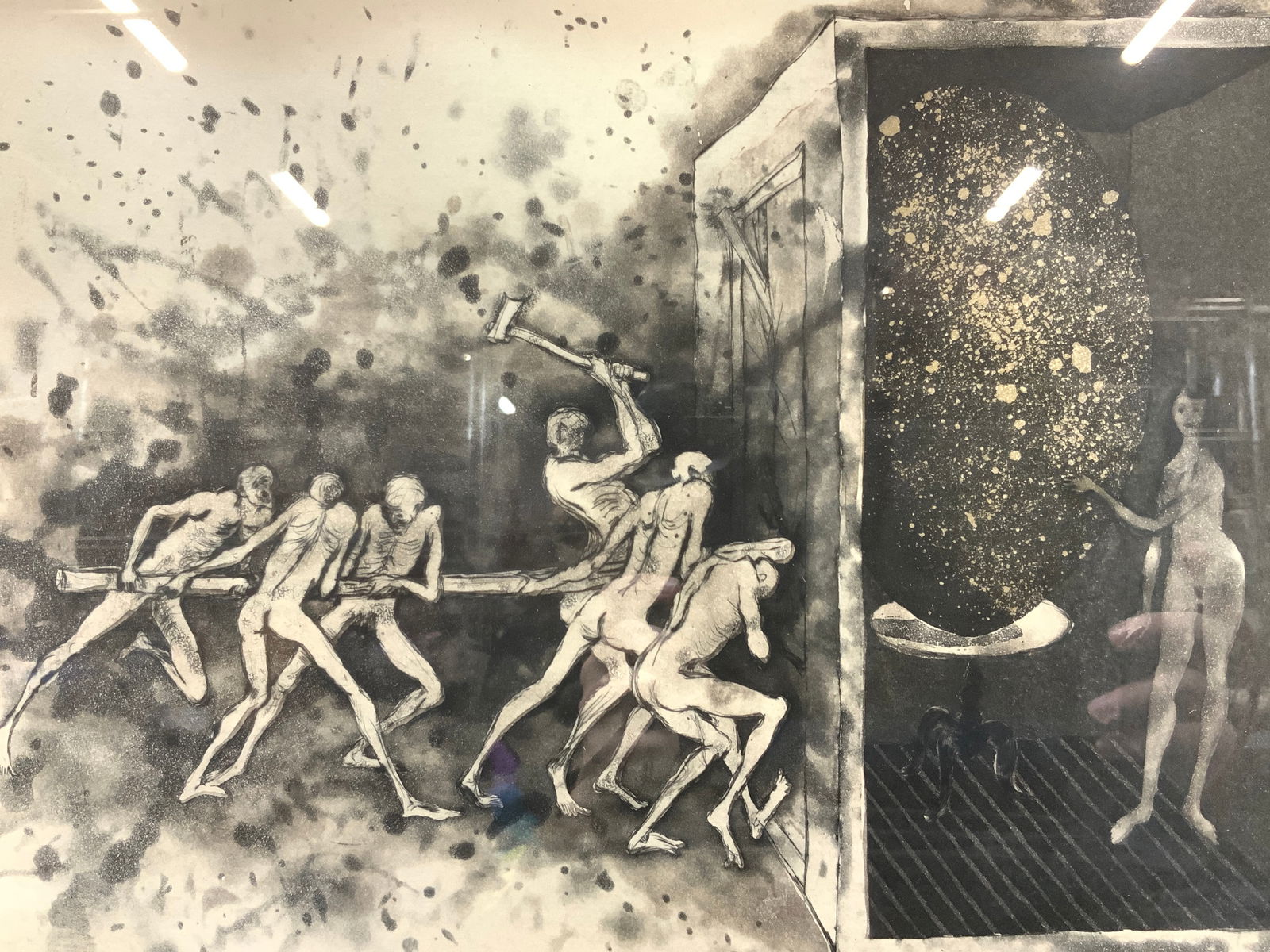 Lars Bo Signed Lmt Ed Surrealist Plate Etching (1 of 10)