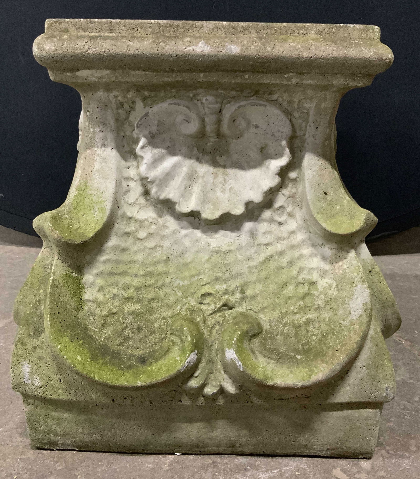 Vintage Cement Garden Pedestal Statuary 1ft3in (1 of 7)