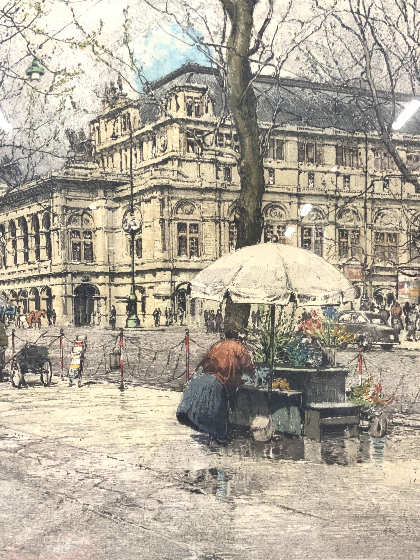 Robert Kasimir Sgn Vienna Opera House Aquatint 1954 (1 of 10)