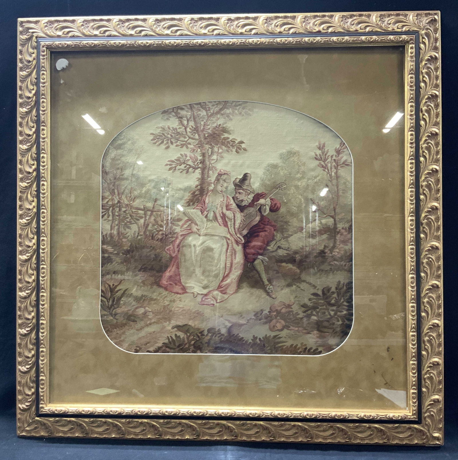 French Antique Hand Woven Tapestry, 1900s (1 of 10)