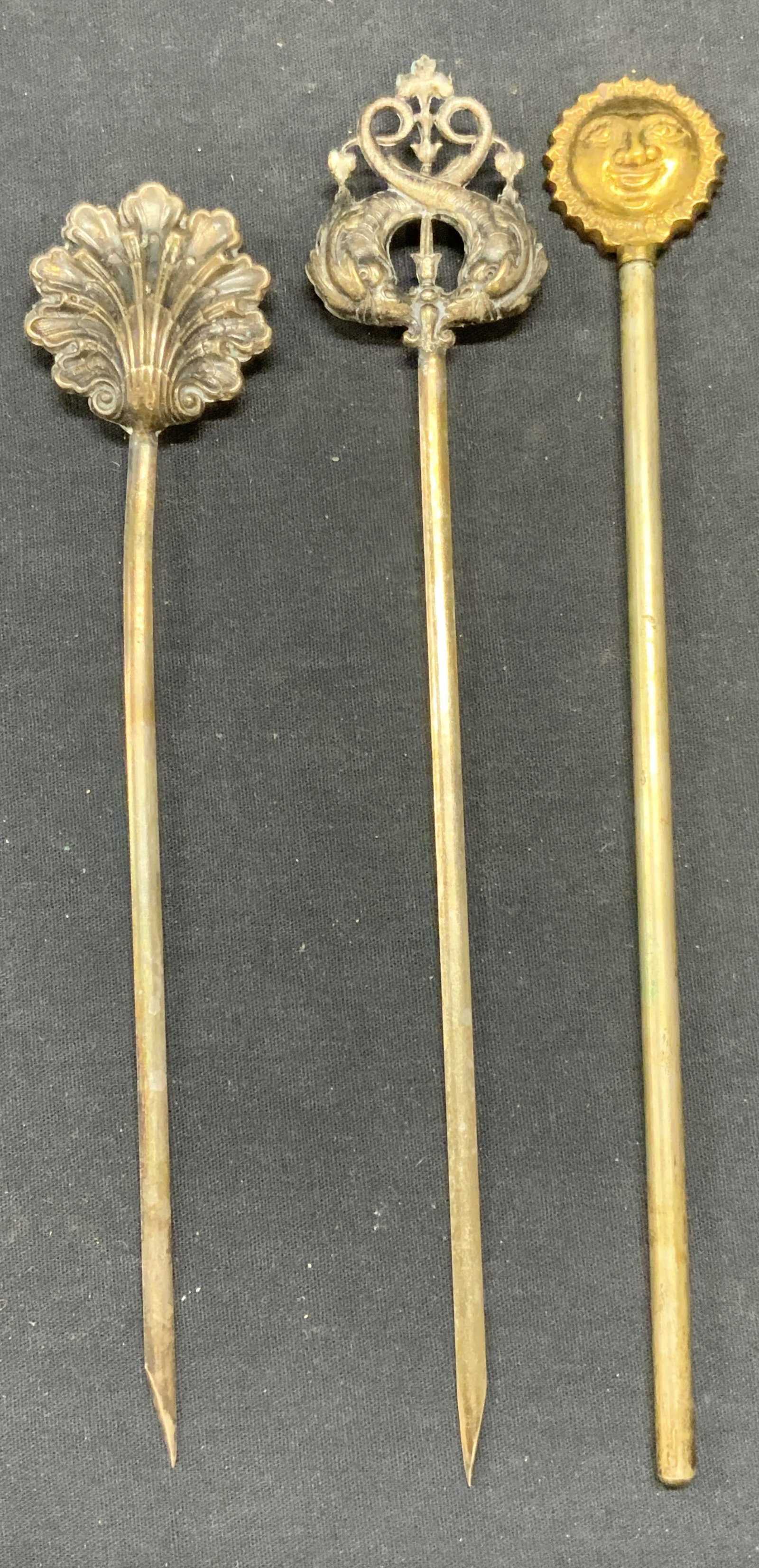 Lot 3 Vtg Silver Plated & Gold Tone Accessories (1 of 10)