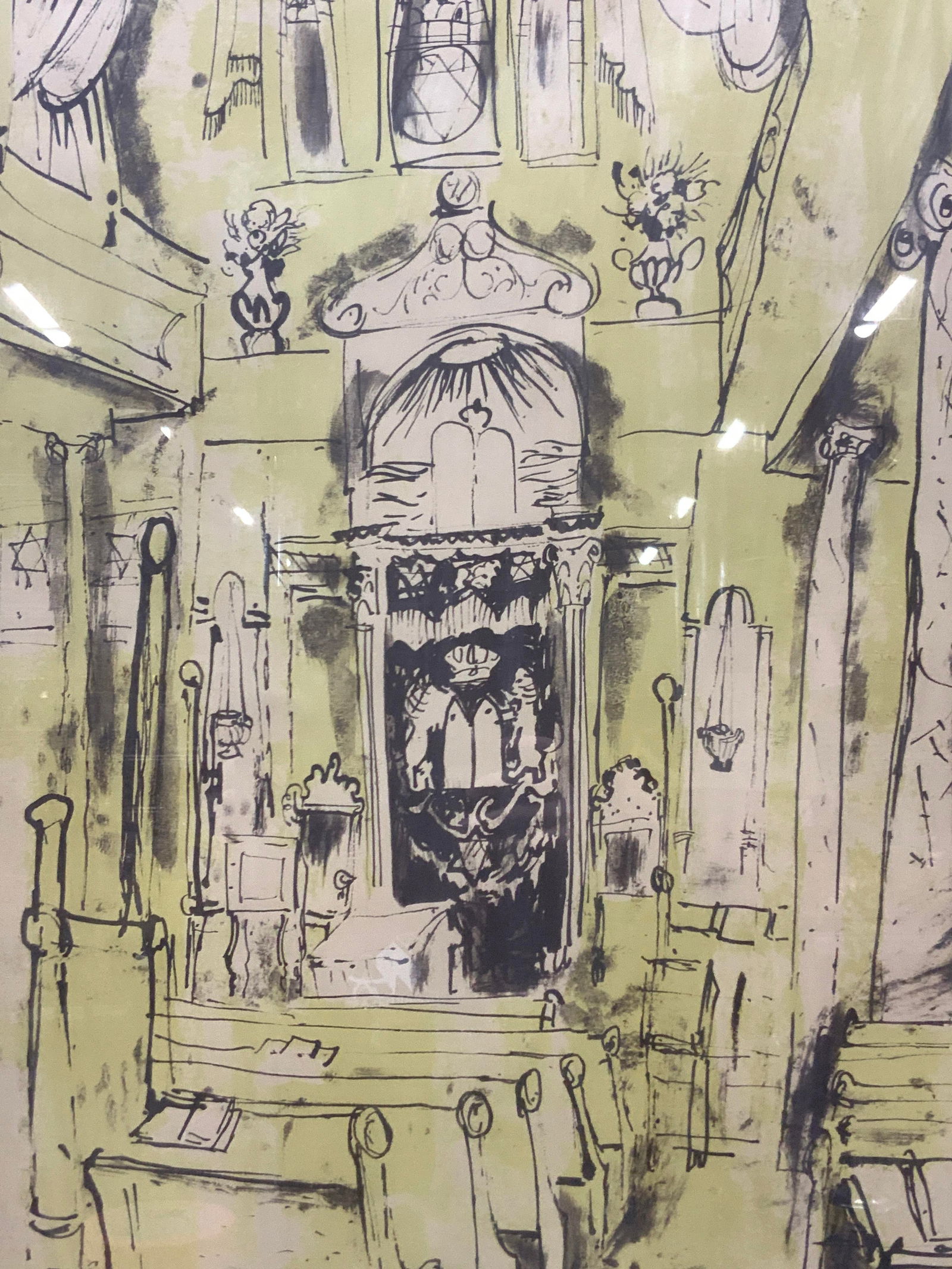 Jules Halfant Sgd Old Synagogue Lithograph (1 of 11)