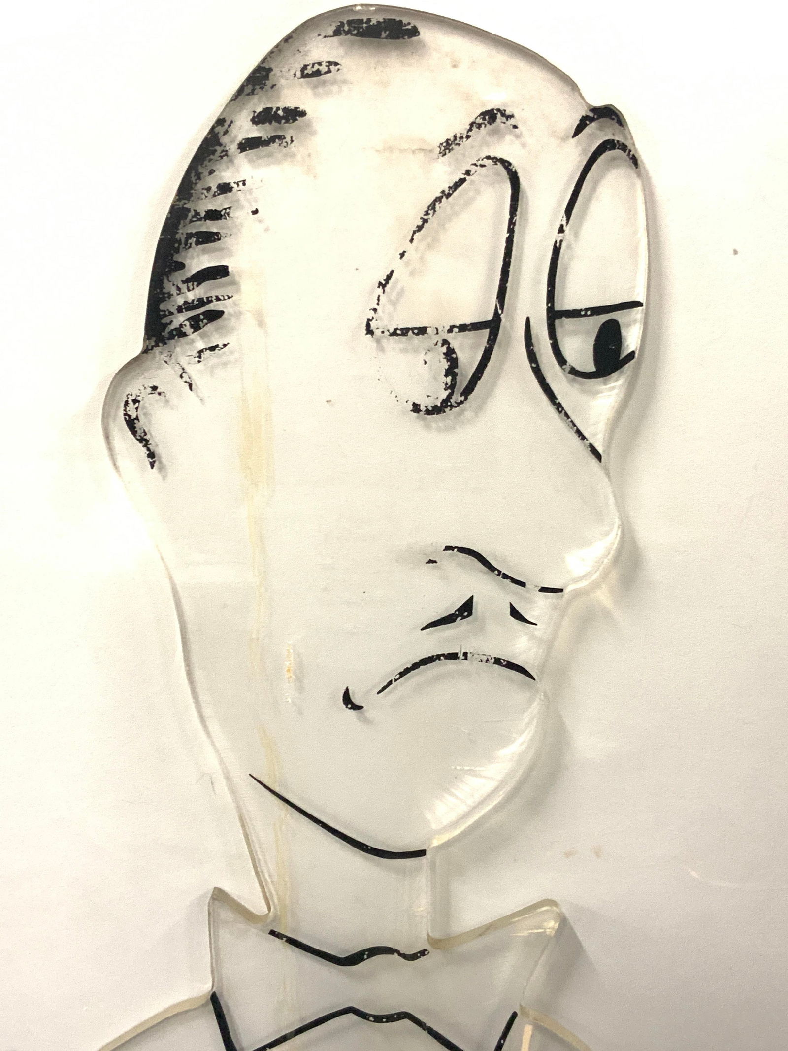 4ft Carol Stamped Lucite Butler Figure Cutout (1 of 9)