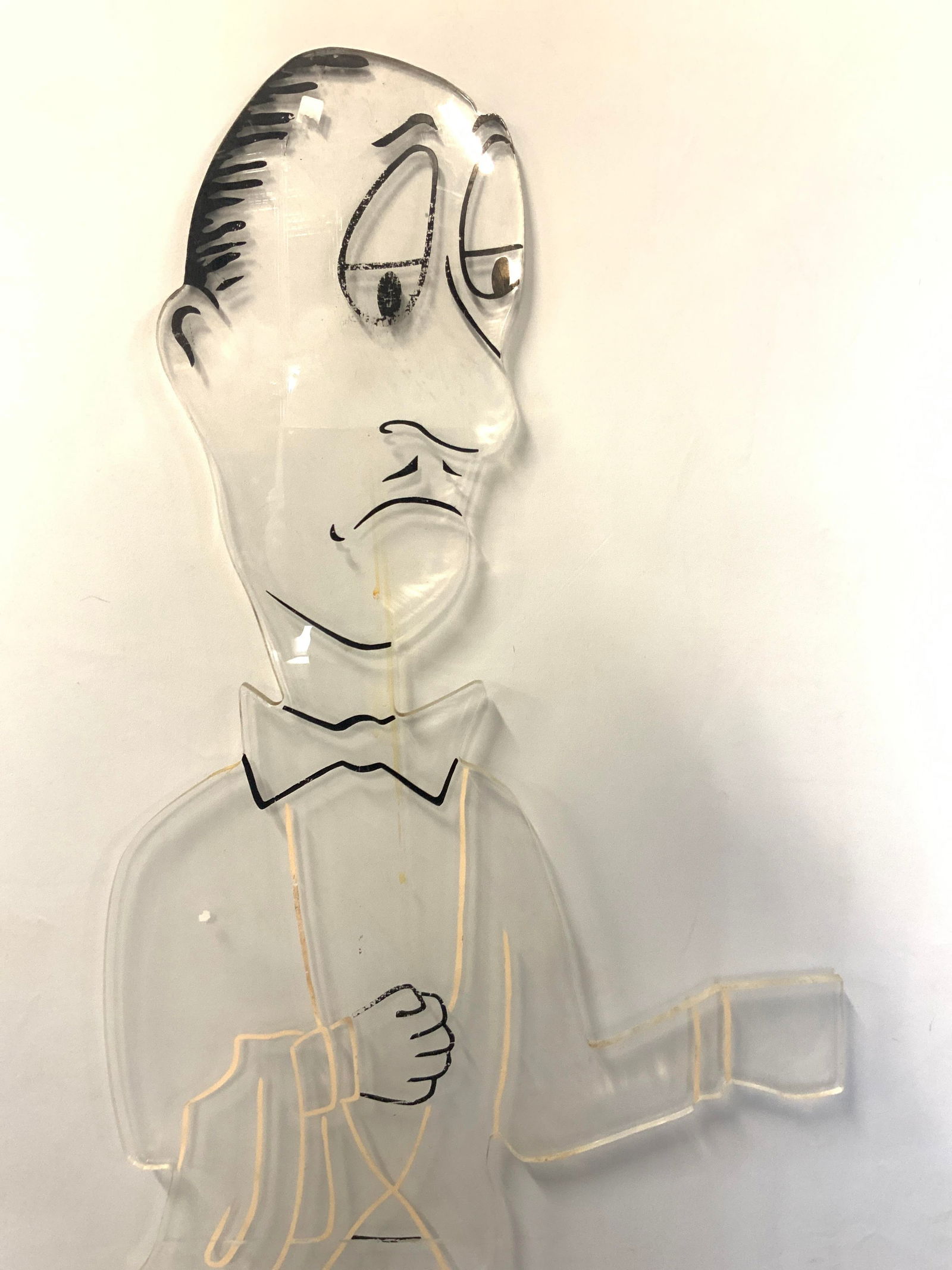 4ft Carol Lucite Panel Cutout Butler Figure (1 of 10)