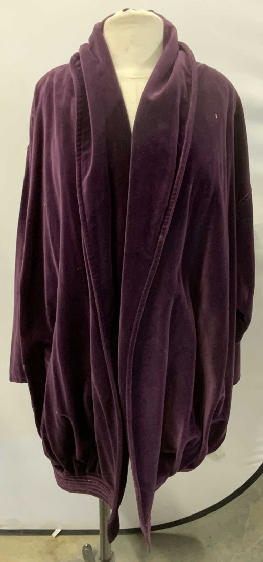 Vintage Purple Velvet Cotton Jacket, Italy (1 of 11)