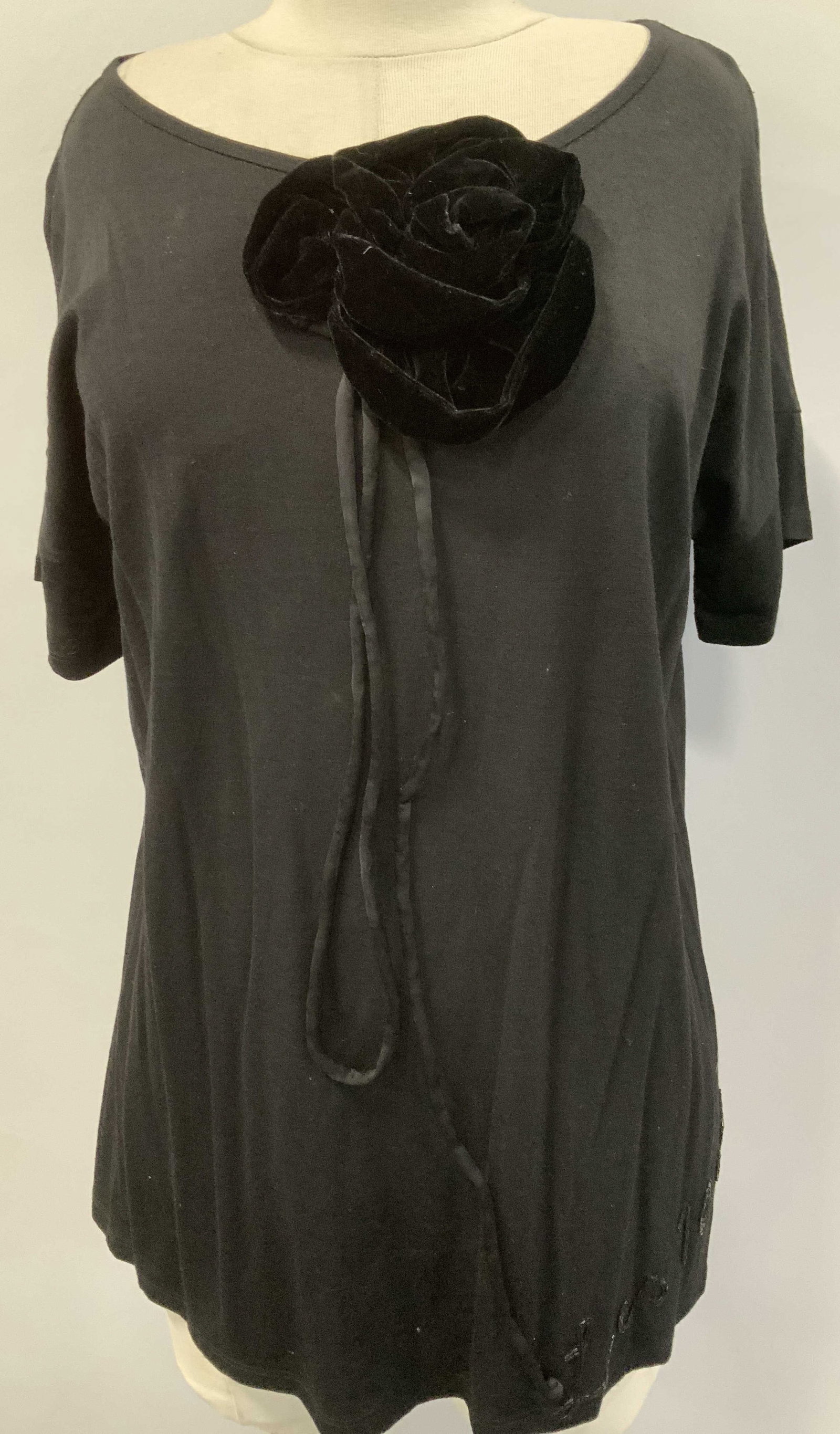 Lanvin/Barney’s Velour Flowy Top  NWT  France (1 of 9)