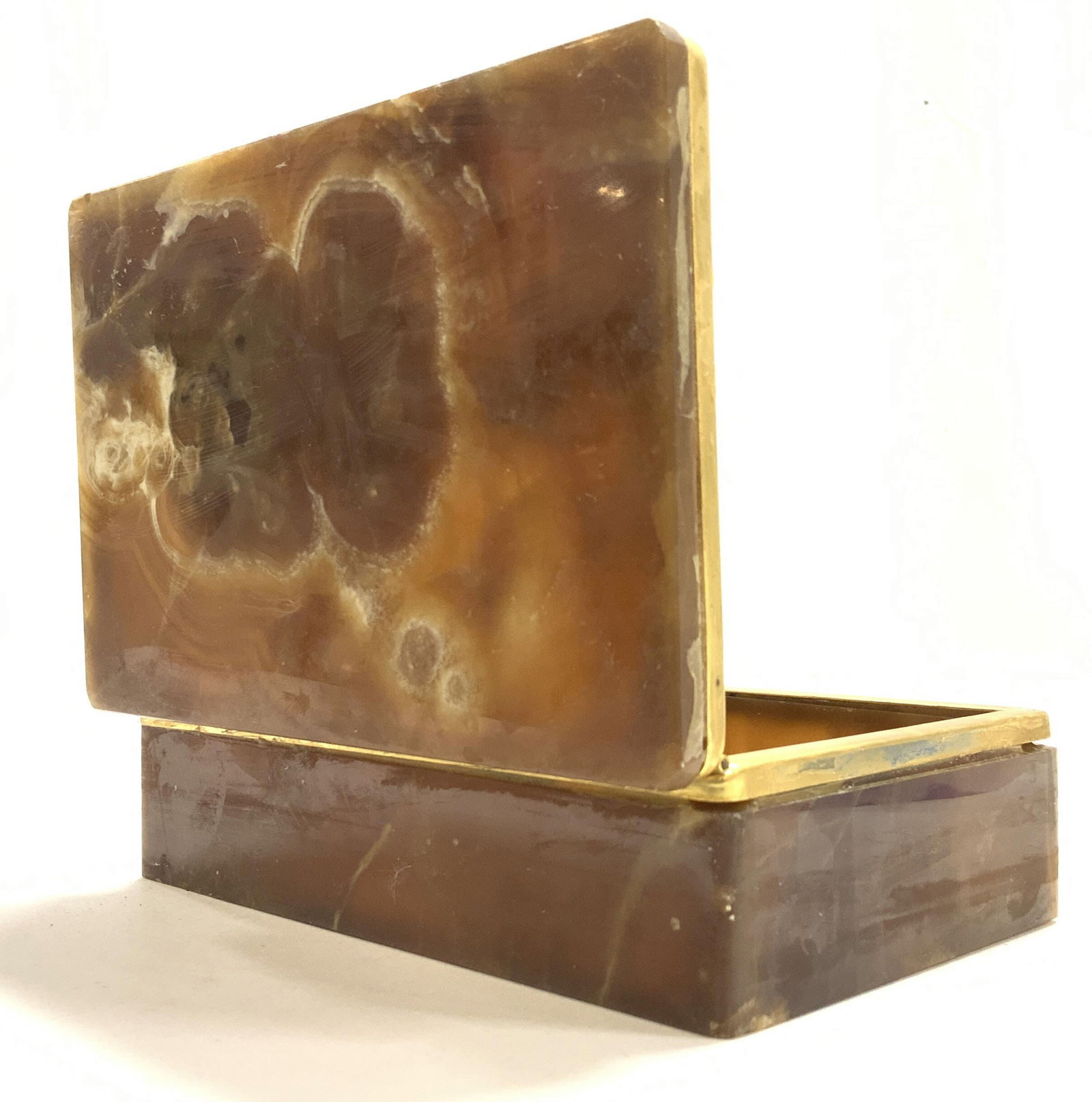 Mid Century Natural Stone Dresser Box (1 of 8)