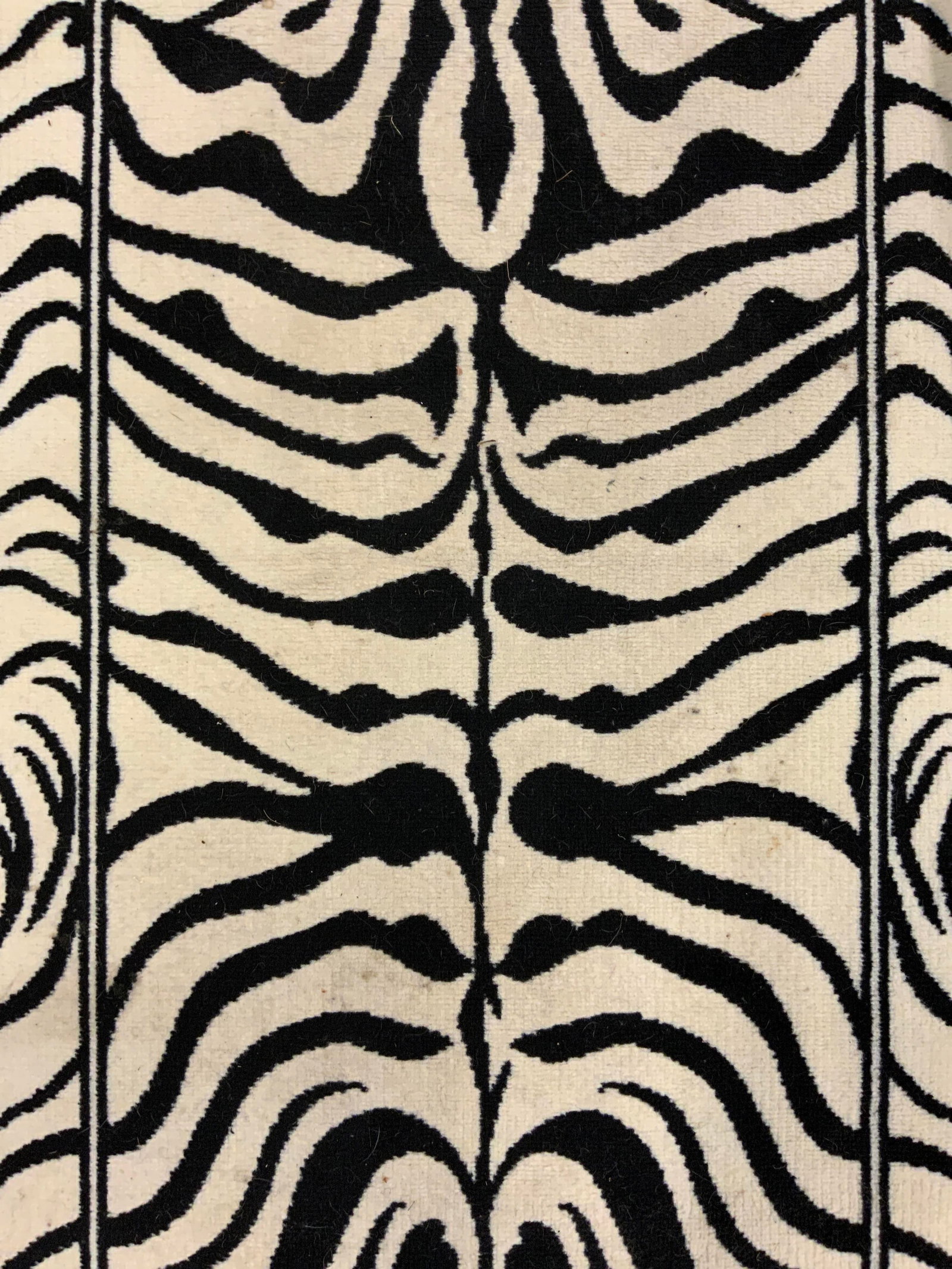 Trademarked Polypropylene Zebra Print Rug (1 of 7)