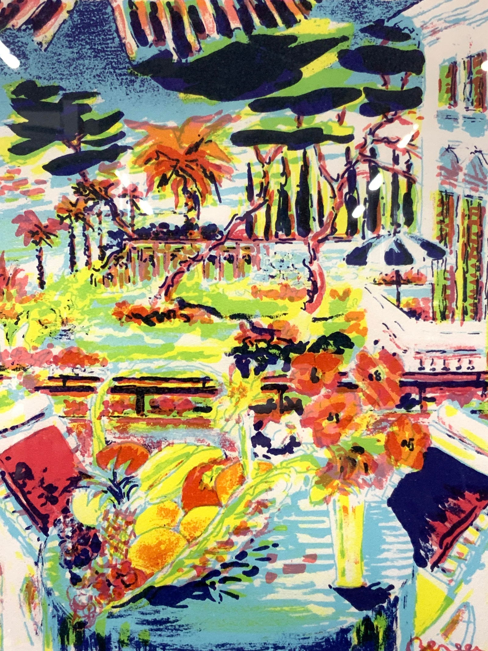 Dimitrie Berea Flowers On The Veranda Litho (1 of 10)