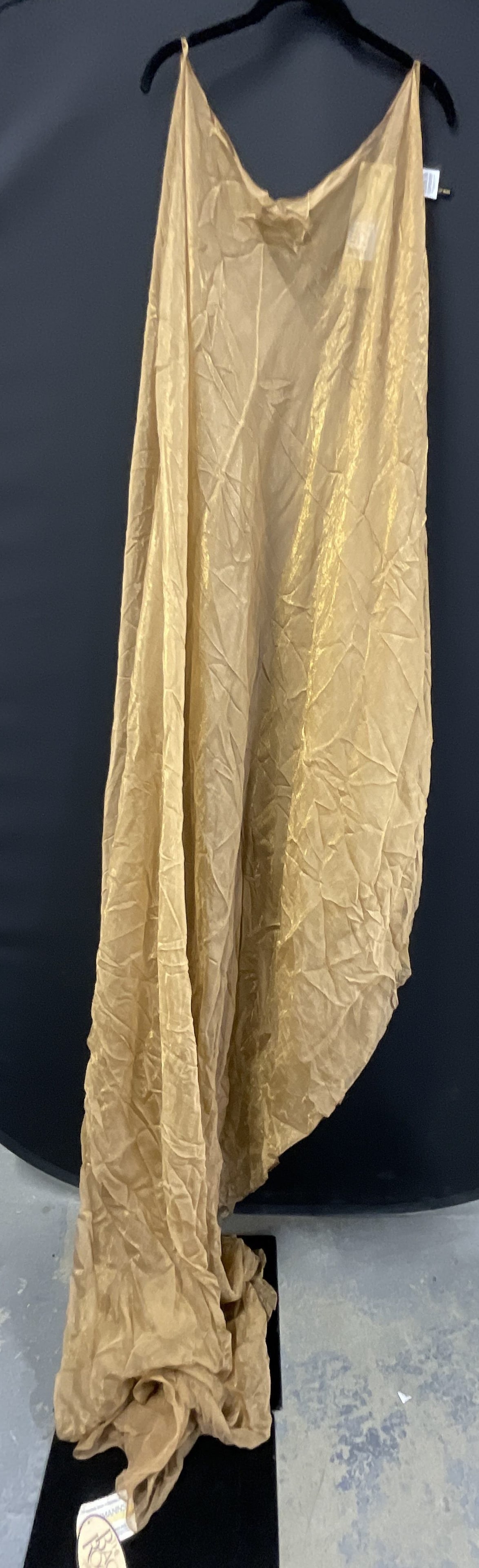 DONNA KARAN NEW YORK Bronze Silk Sheath Dress NWT (1 of 7)