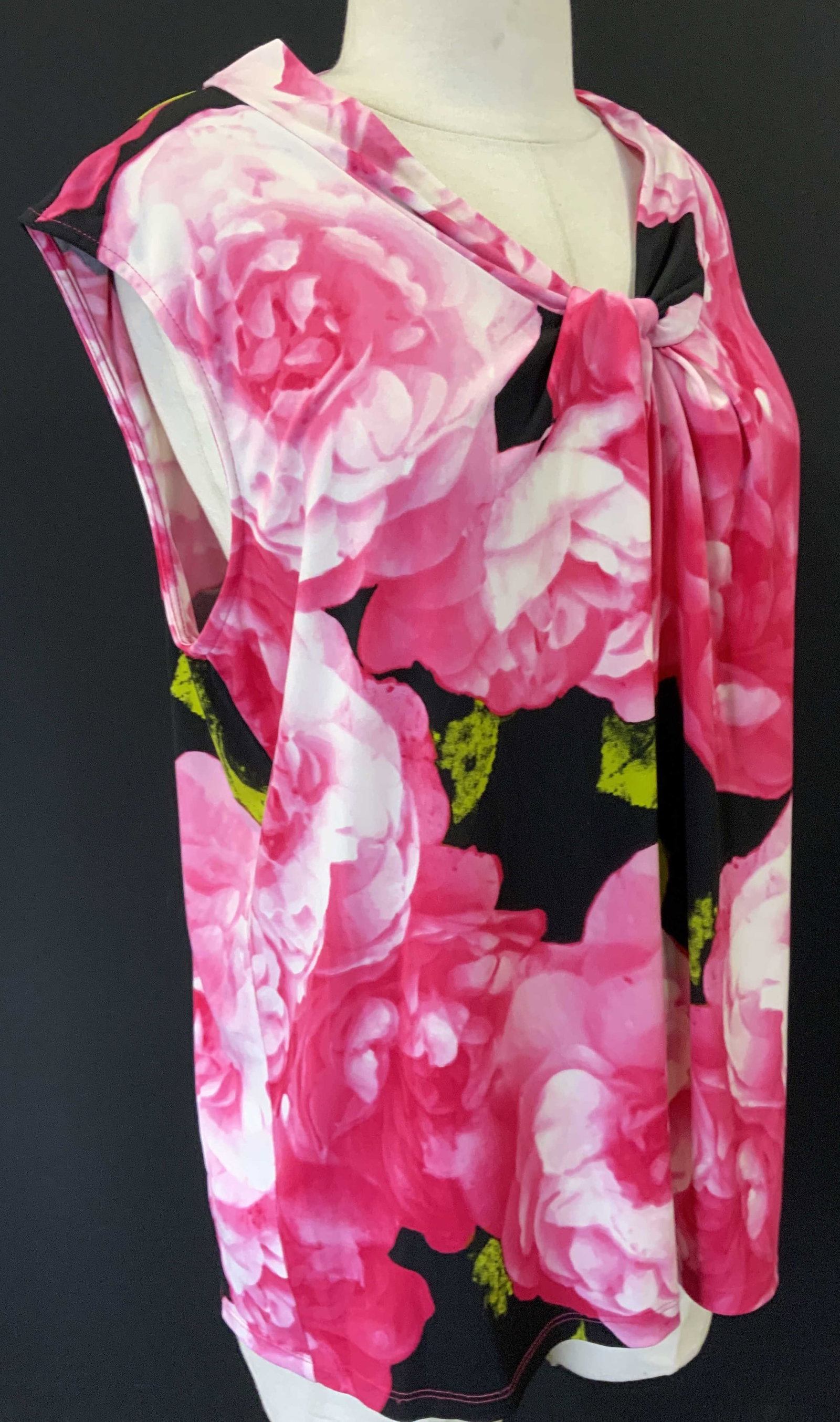 Karl Lagerfeld Paris Sleeveless Rose Print Blouse (1 of 6)