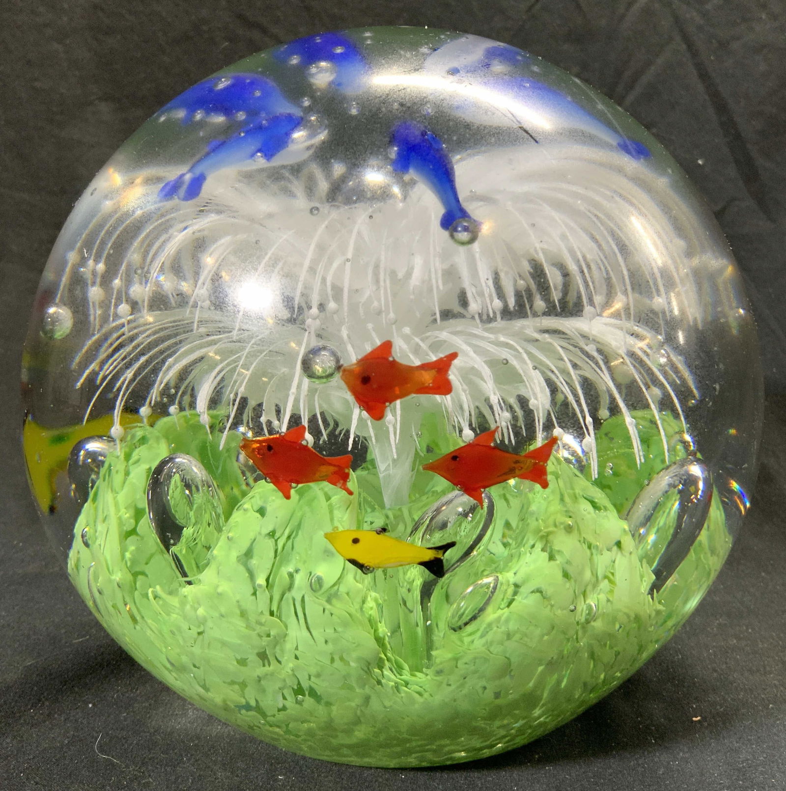 MURANO Glass Tropical Fish & Dolphin Paperweight (1 of 7)