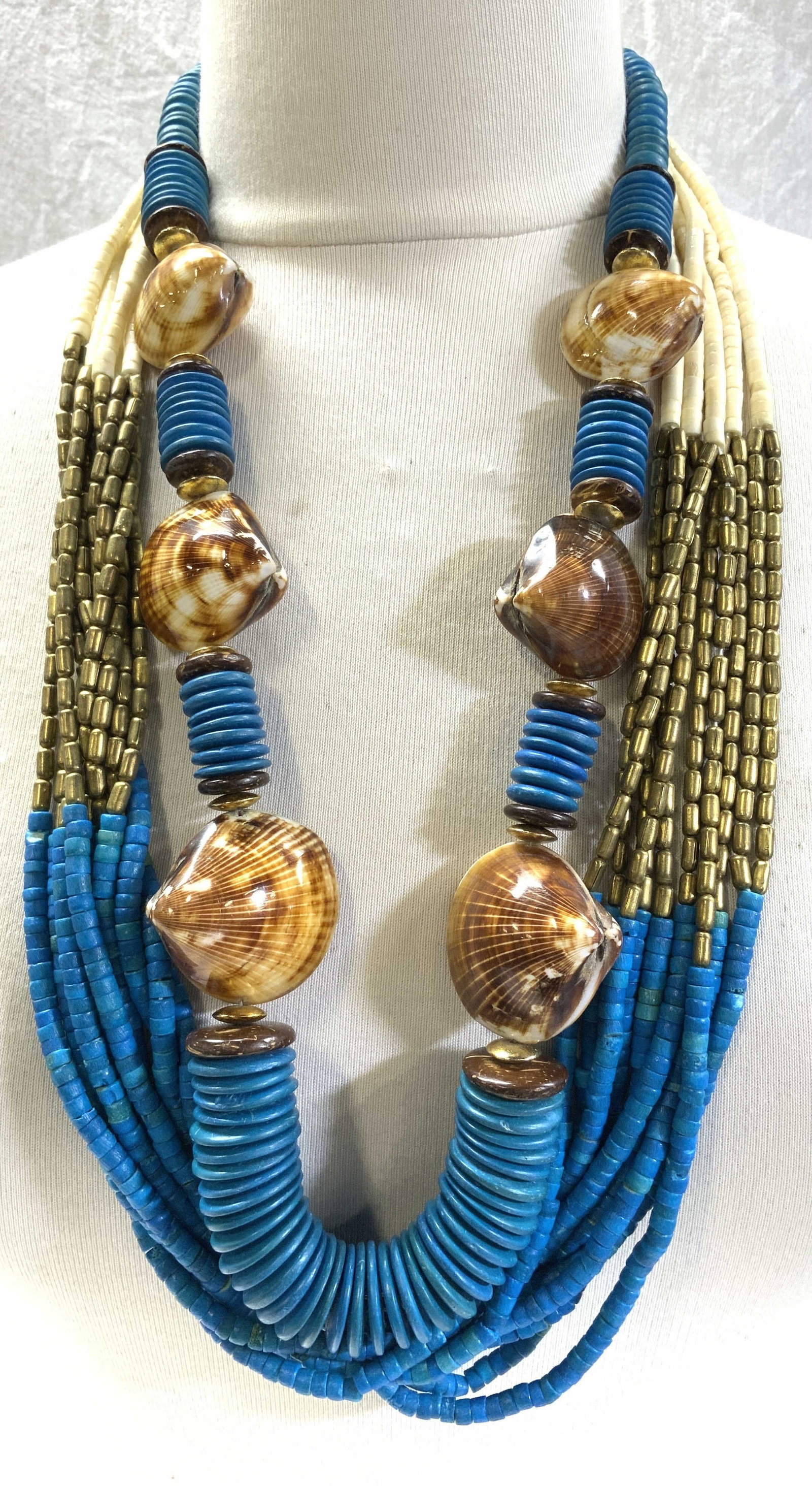 Lot 2 Statement Vintage Beaded Necklaces (1 of 7)