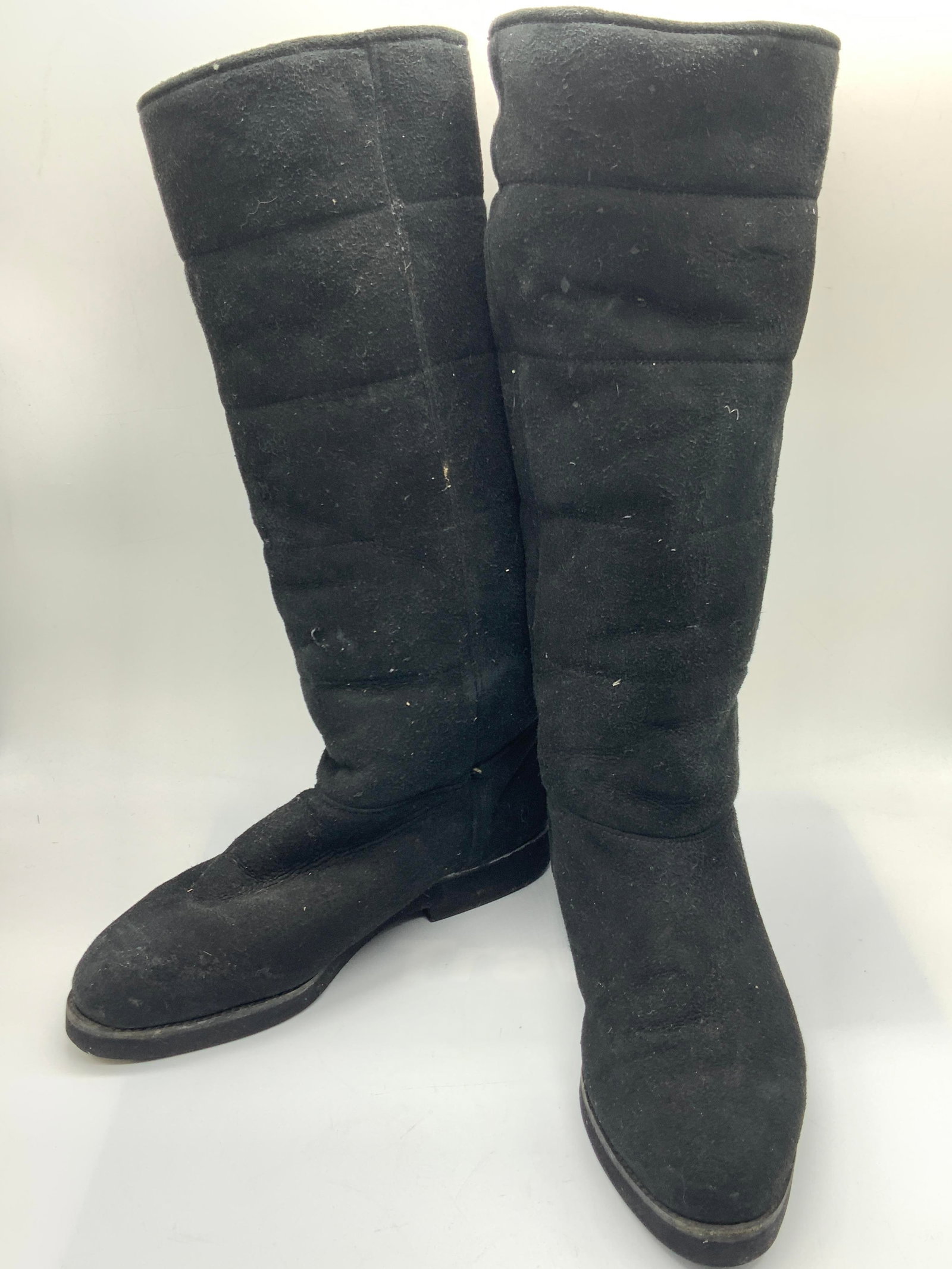 Pair Black Fur Lined Winter Boots (1 of 10)
