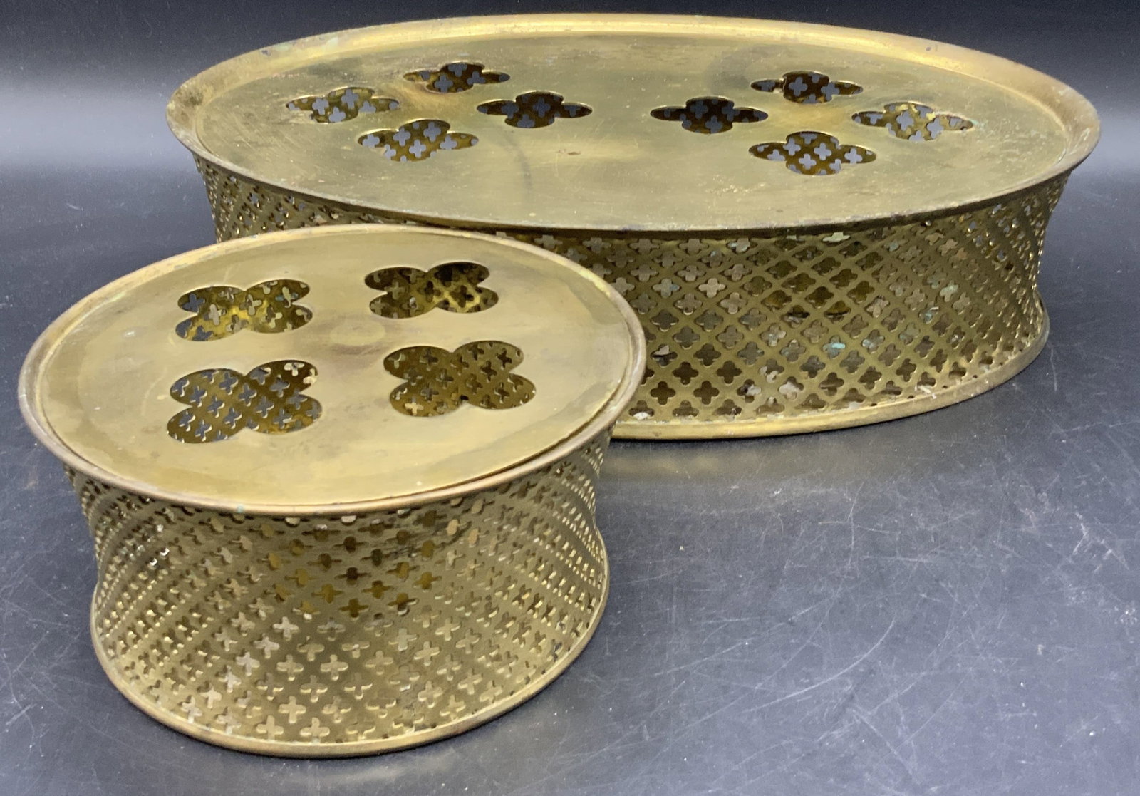 Lot 2 Vintage Brass Incense Burners / Censers (1 of 11)