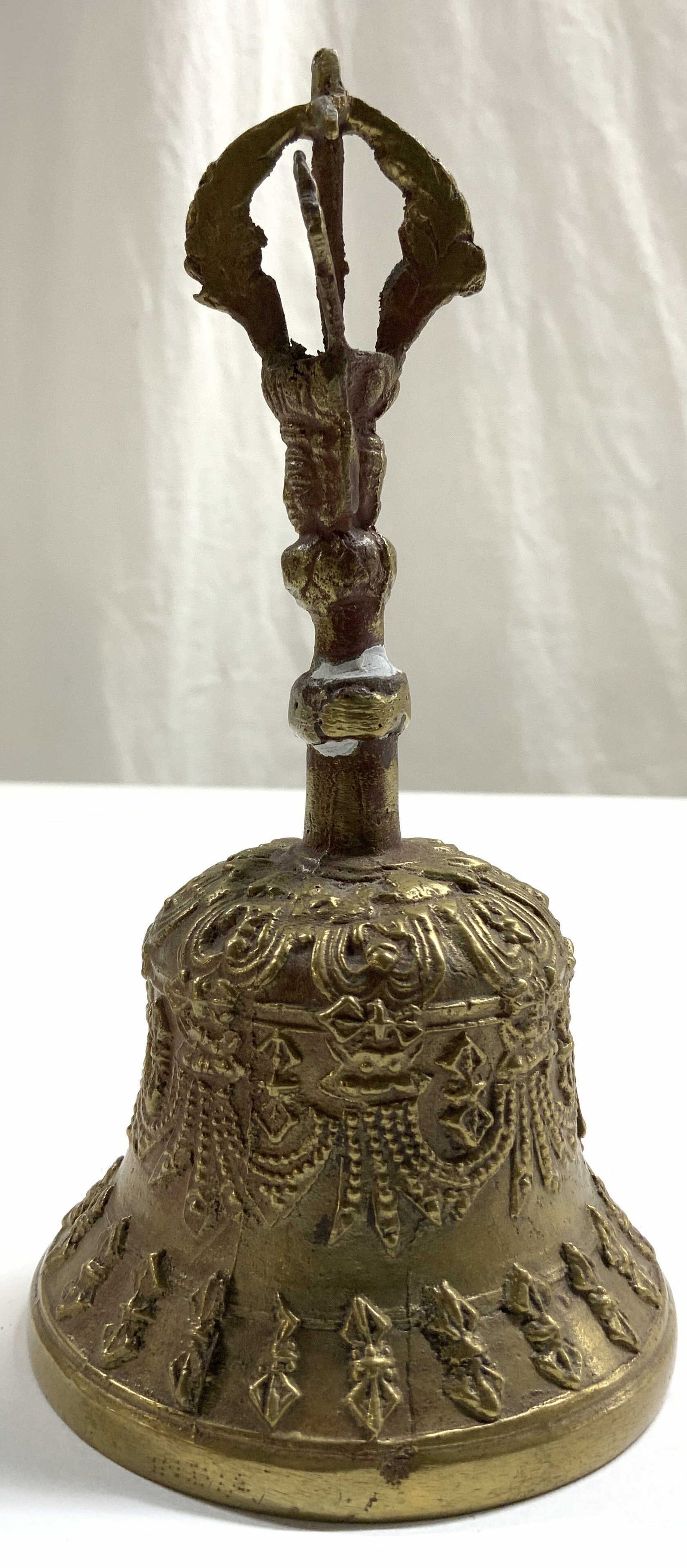 Gilt Bronze Antique Tibetan Bell (1 of 7)