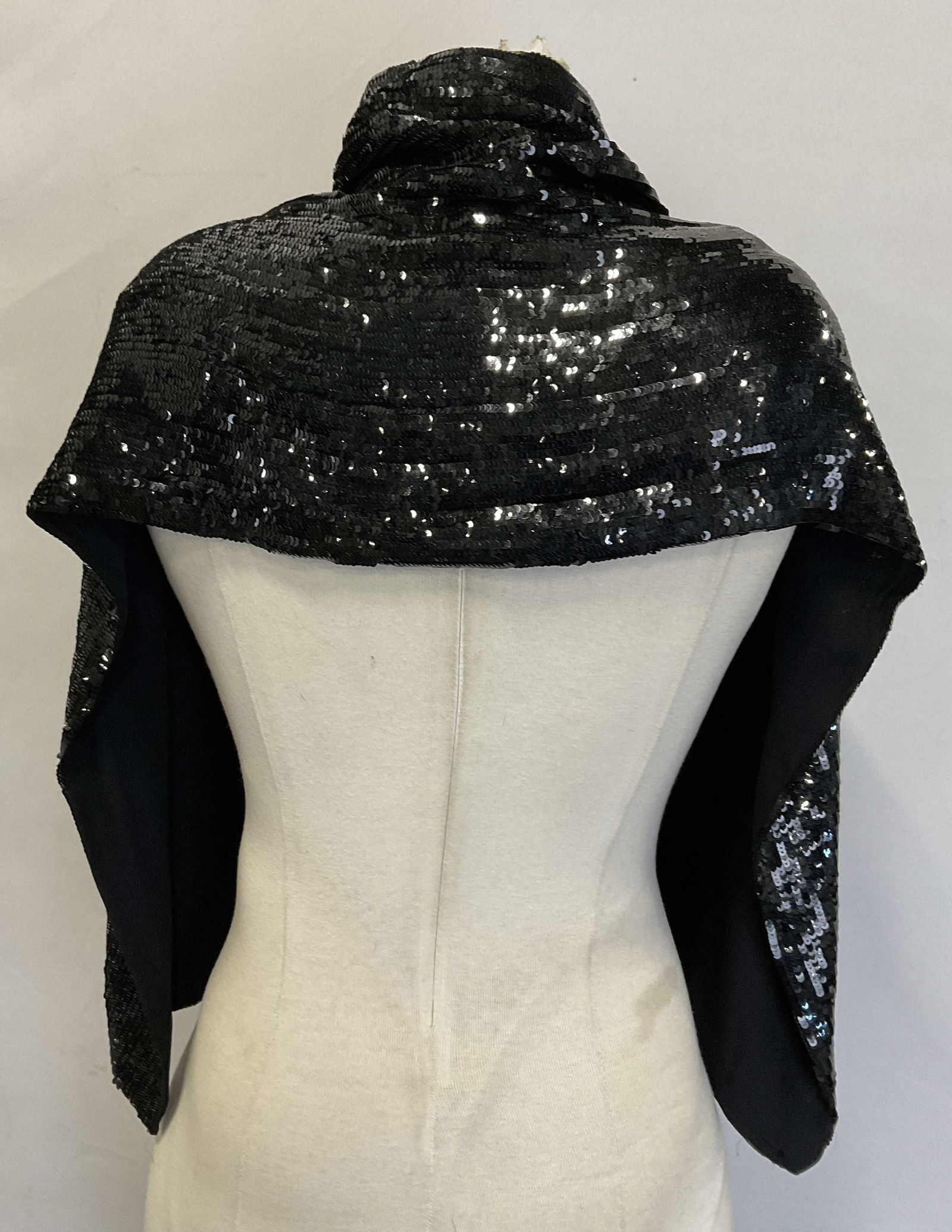 DKNY Sequined Evening Wear Silk Wrap (1 of 7)