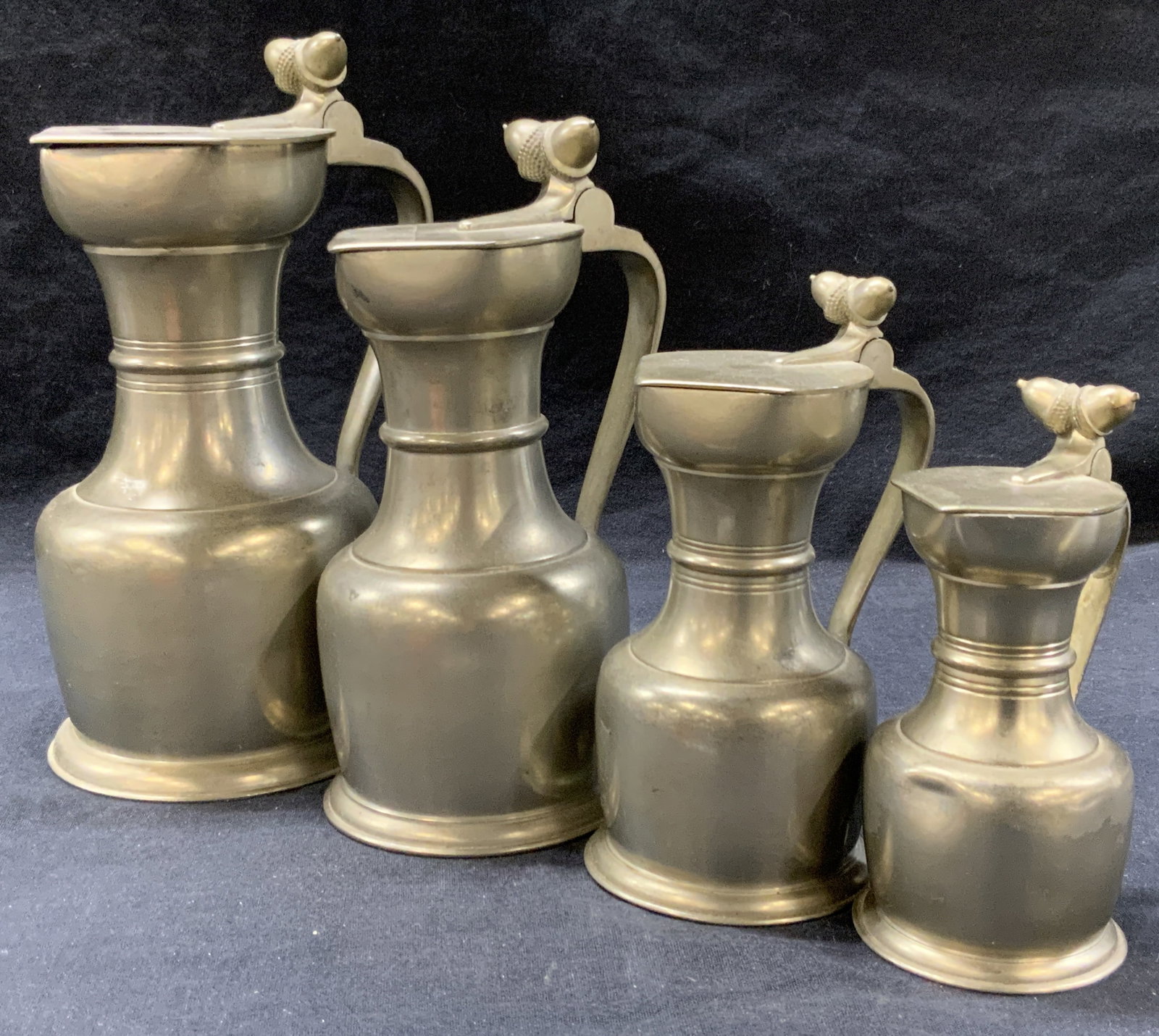 4 Royal Holland Pewter Pitchers (1 of 7)