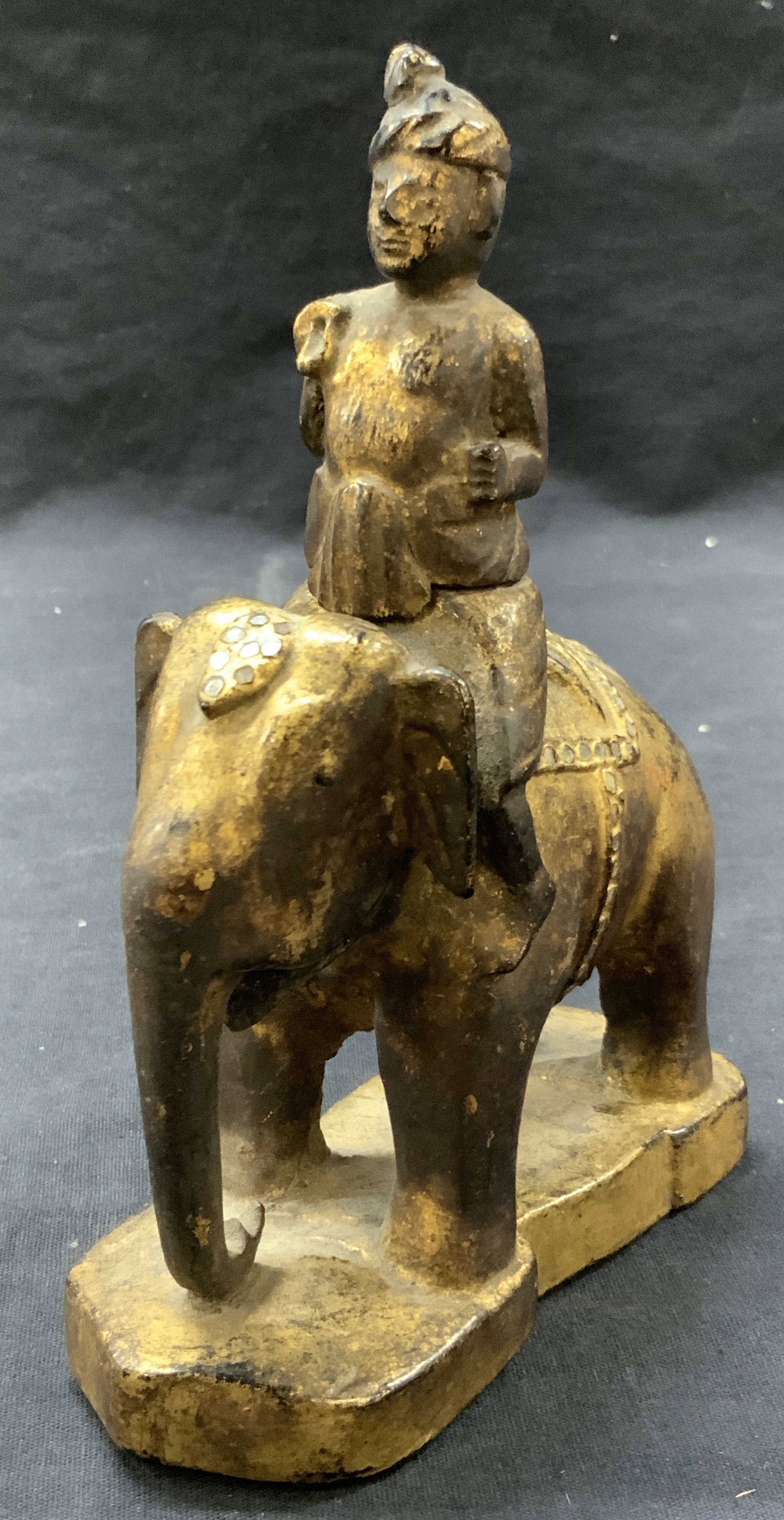 Vintage Carved Asian Style Elephant Bottle (1 of 11)