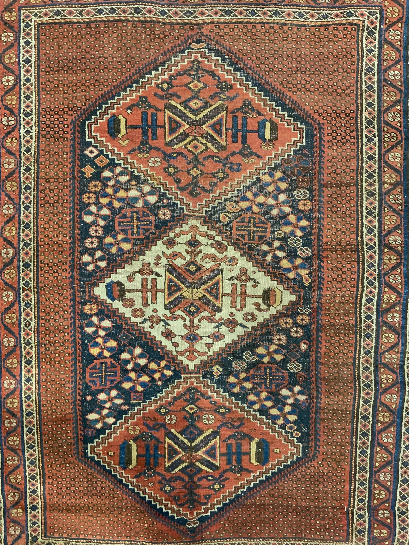 Antique Handmade Persian Wool Rug (1 of 7)