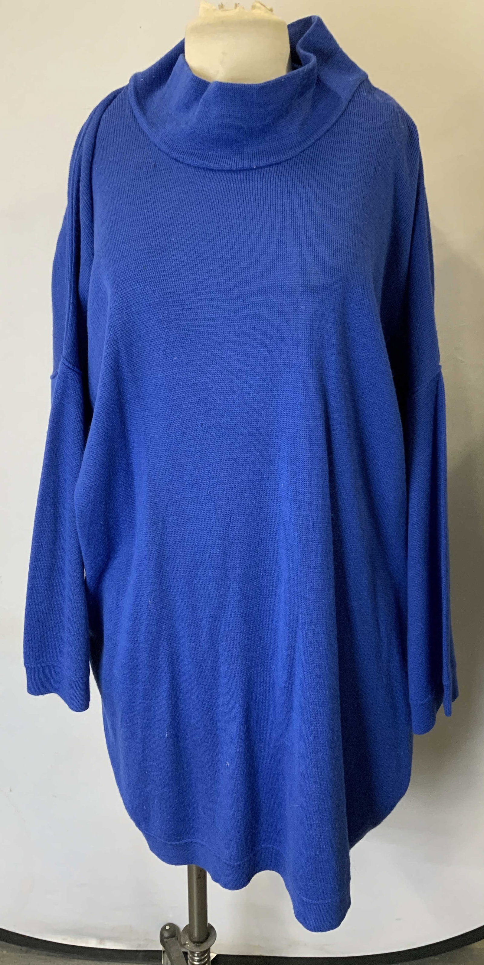 Patrick Kelly Blue Wool Sweater Dress, Italy (1 of 7)