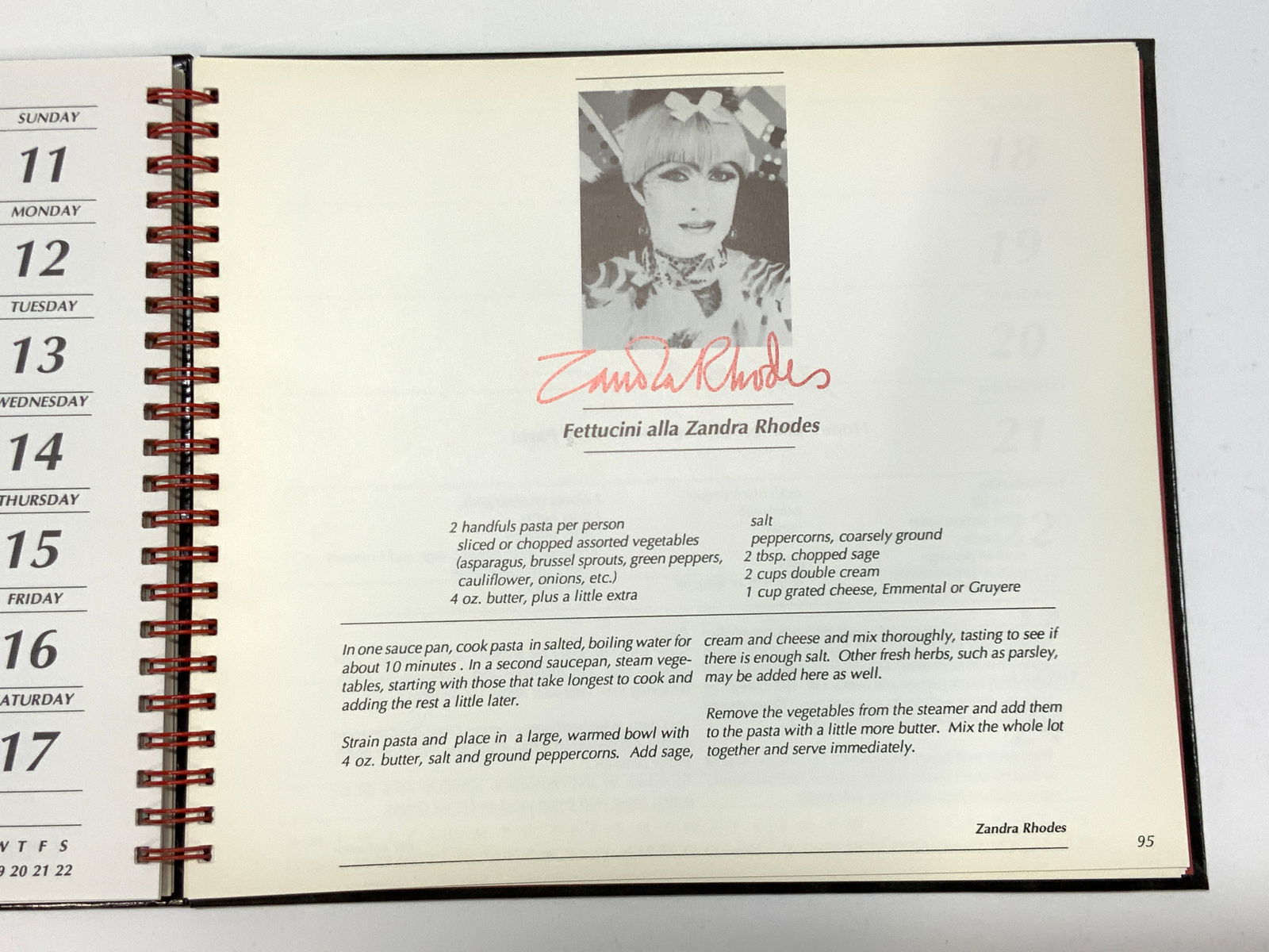 Saks 5th Ave Recipes Book by Famous Designers 1990 (1 of 10)