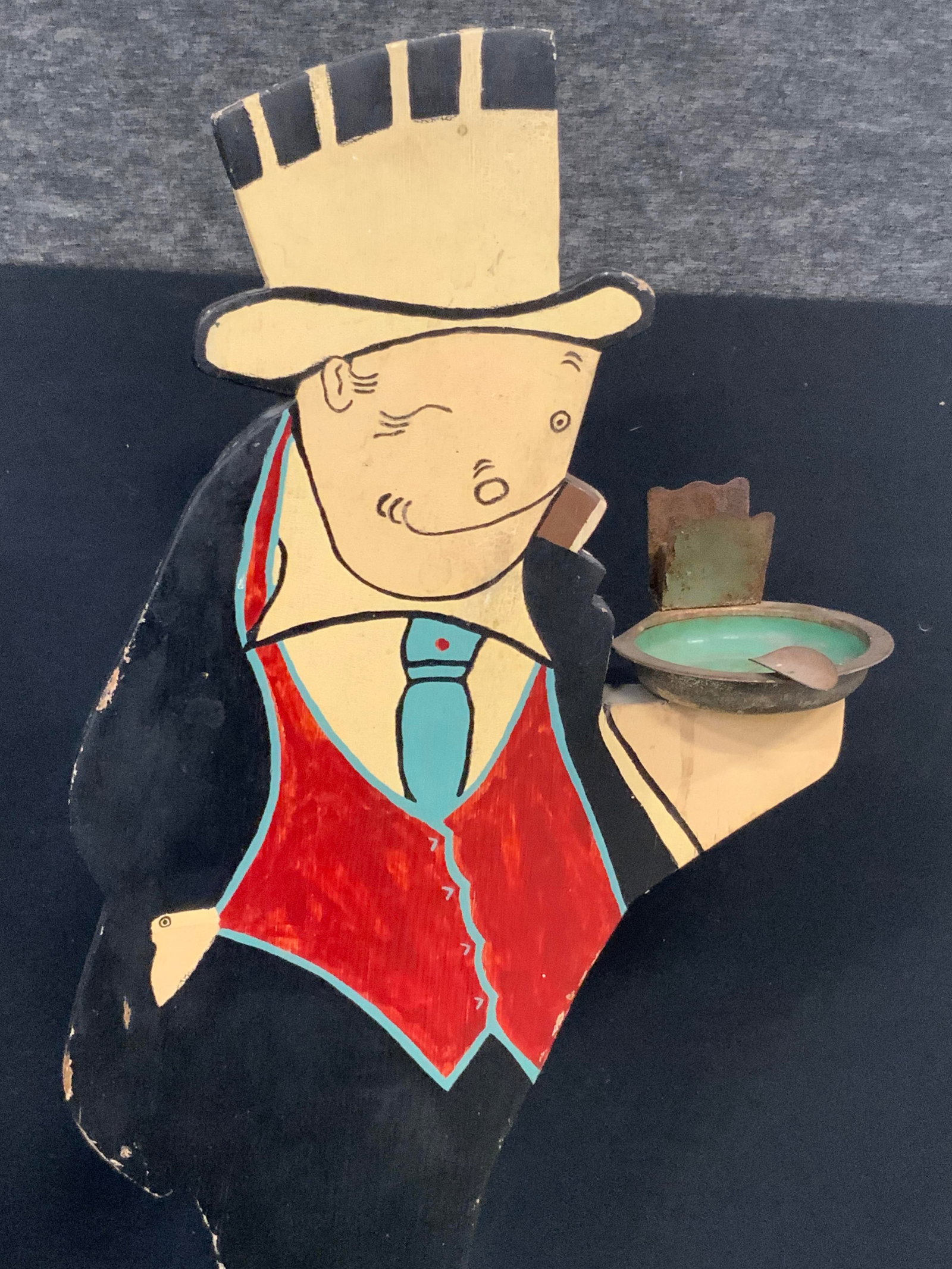 Vintage Silent Butler Smoking Stand, 2.75ft Ht (1 of 11)