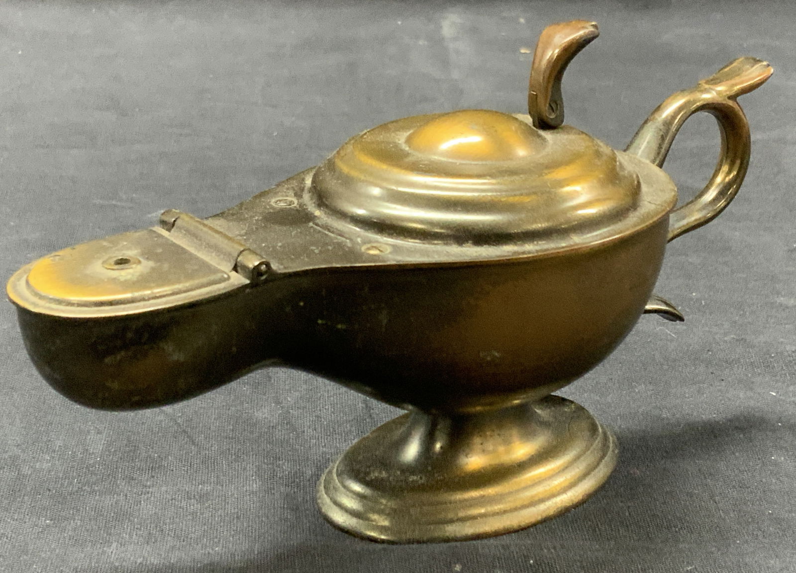 Dunhill Brass Roman Lamp Table Lighter (1 of 7)