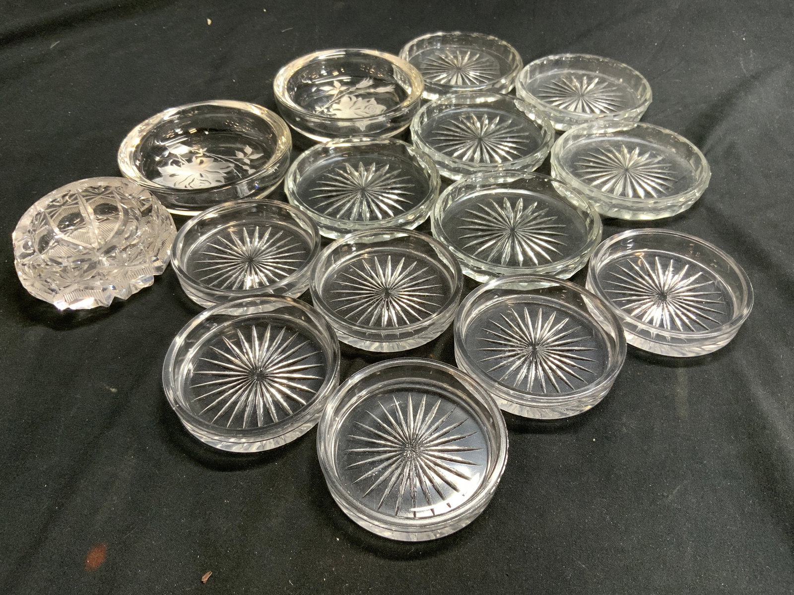Lot15 Tableware, Crystal Coasters & Trinket Dishes (1 of 6)