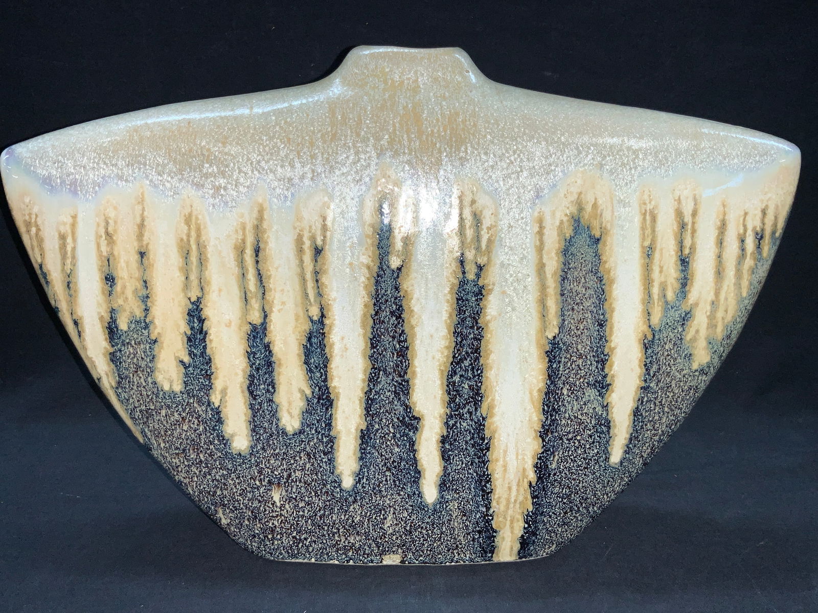 Crystalline Drip Glaze Ceramic Vase (1 of 7)