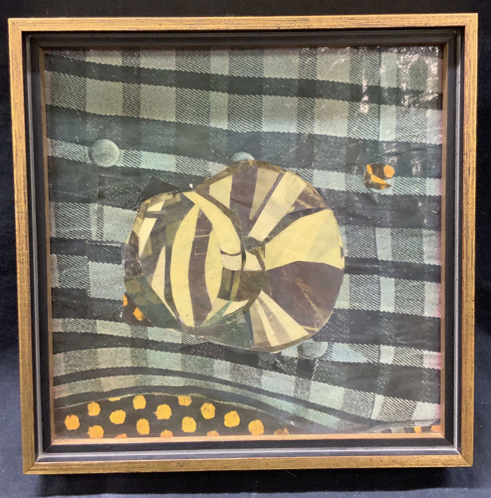 Framed Paper Collage Abstract Art (1 of 7)