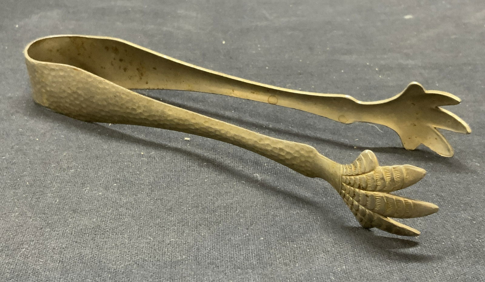 Vintage Silver Tone Claw Tongs (1 of 6)