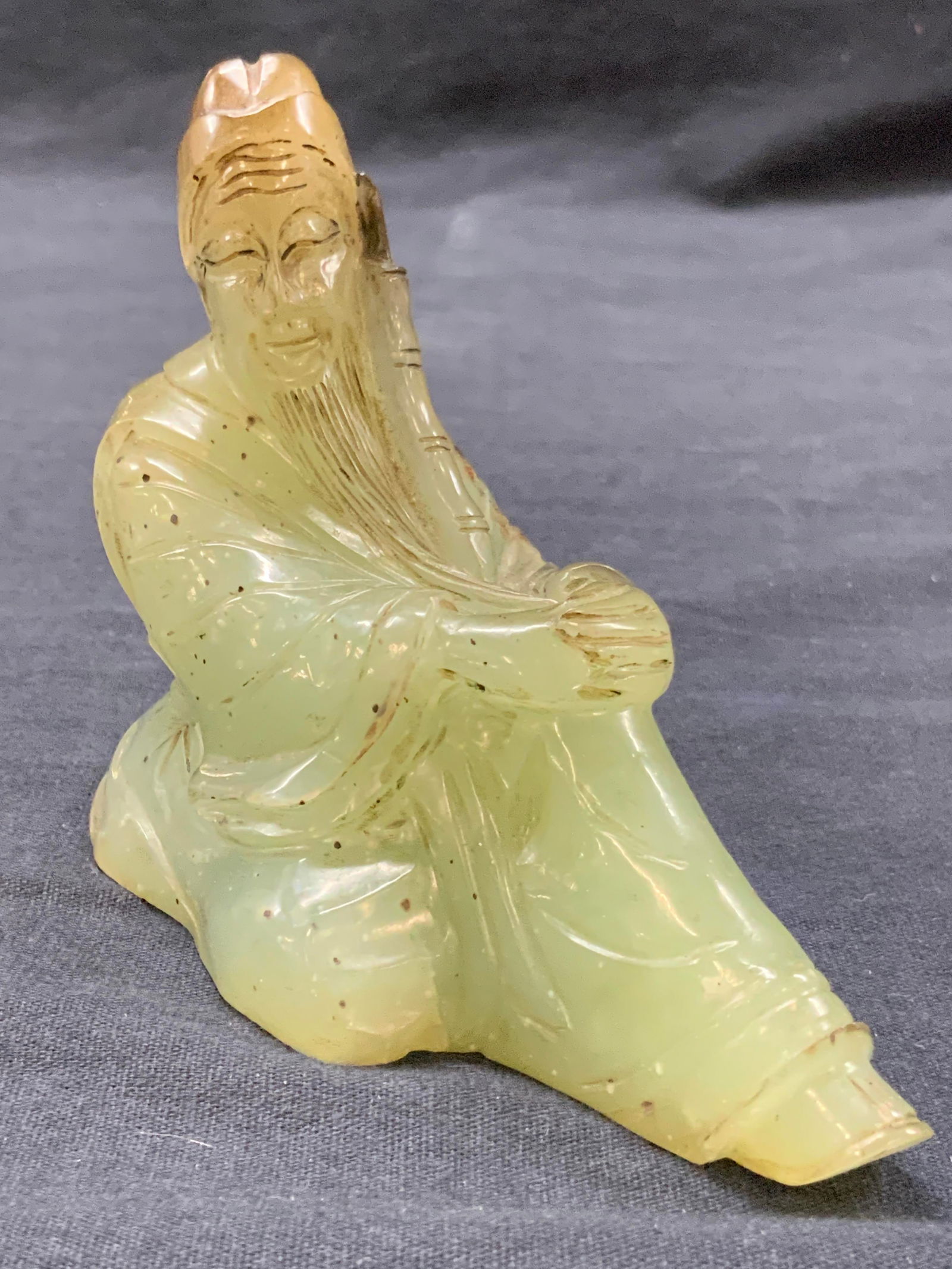 Carved Stone Asian Figure (1 of 7)