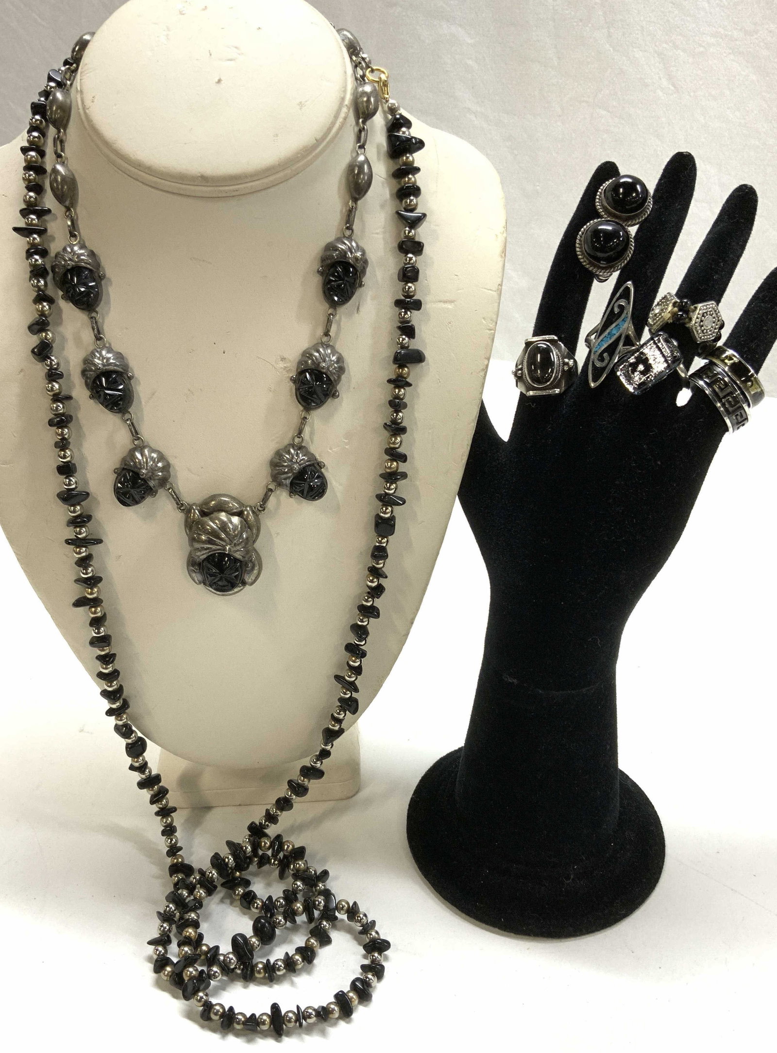 10 Jewelry, Sterling Silver, Onyx, Mexico, More (1 of 14)