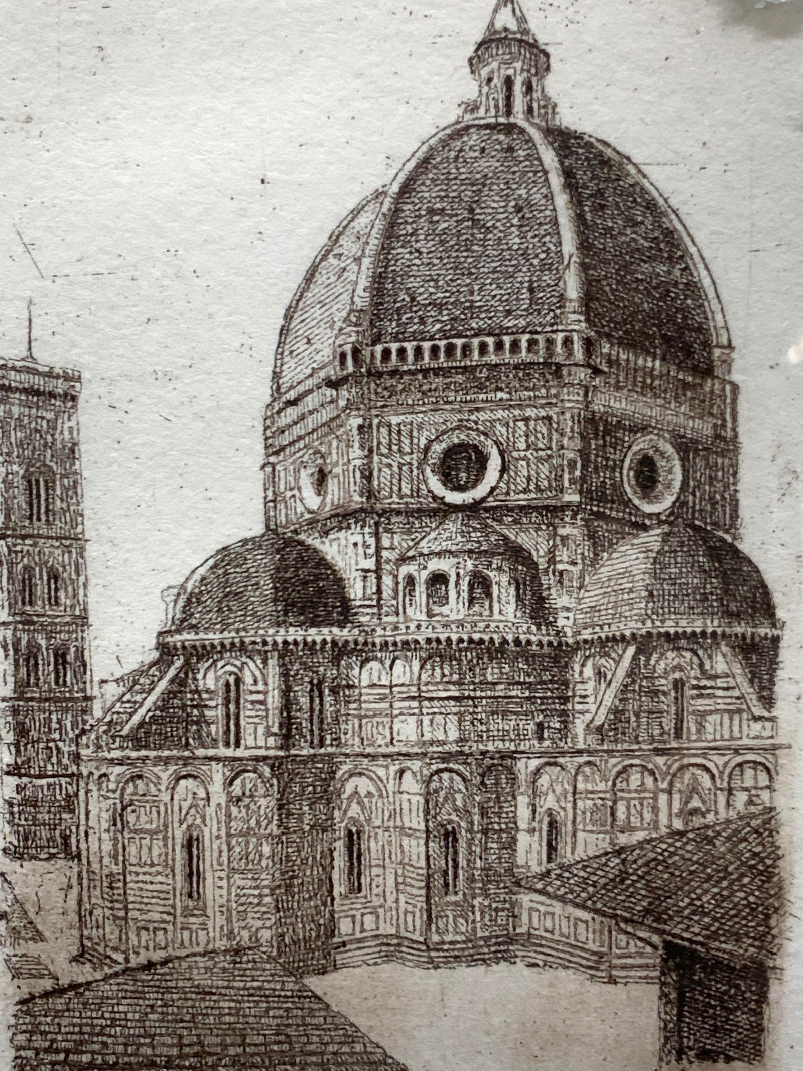 Signed Cathedral Of Santa Maria Etching (1 of 9)