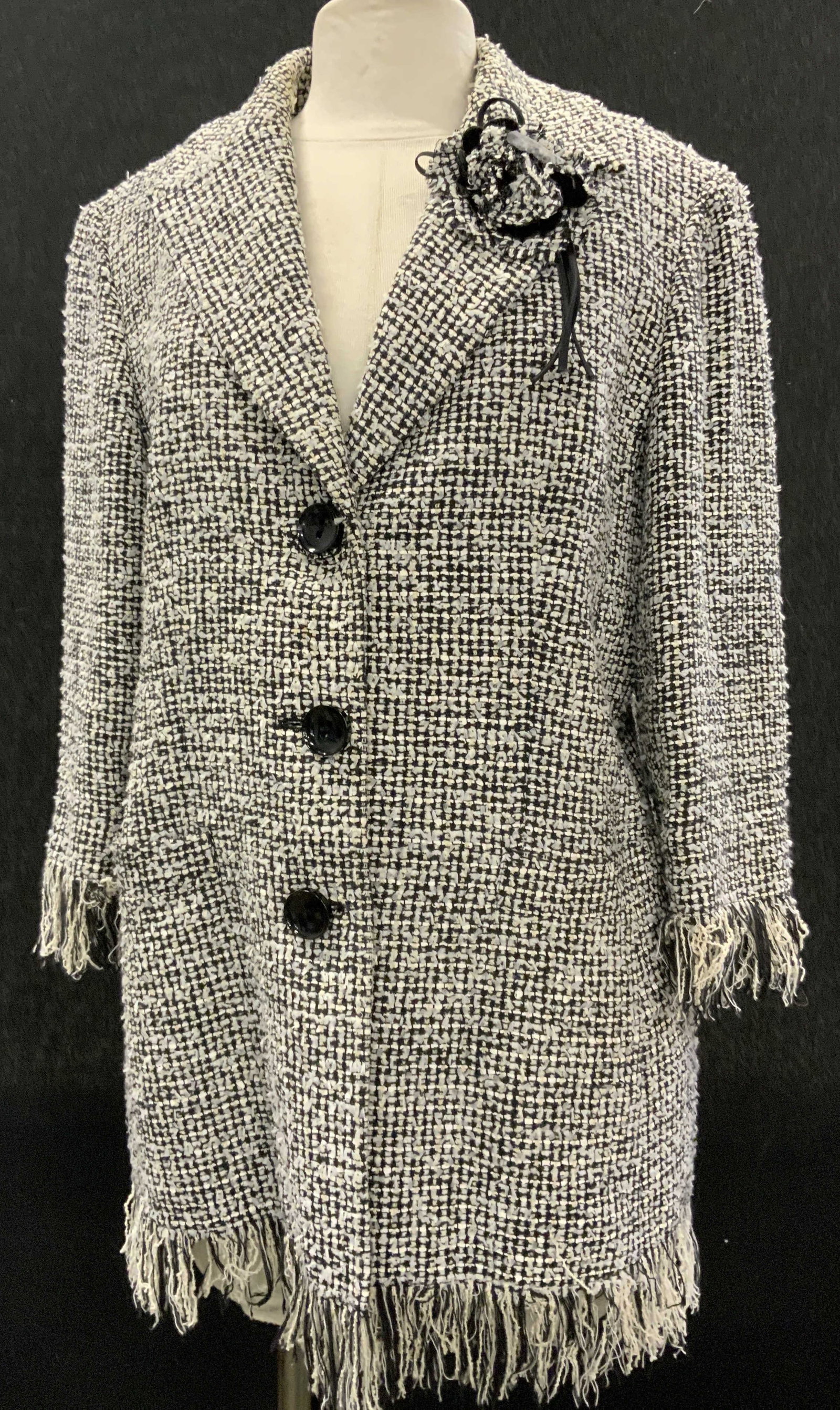 Dana Buchman Boucle Cotton Fashion Jacket (1 of 7)