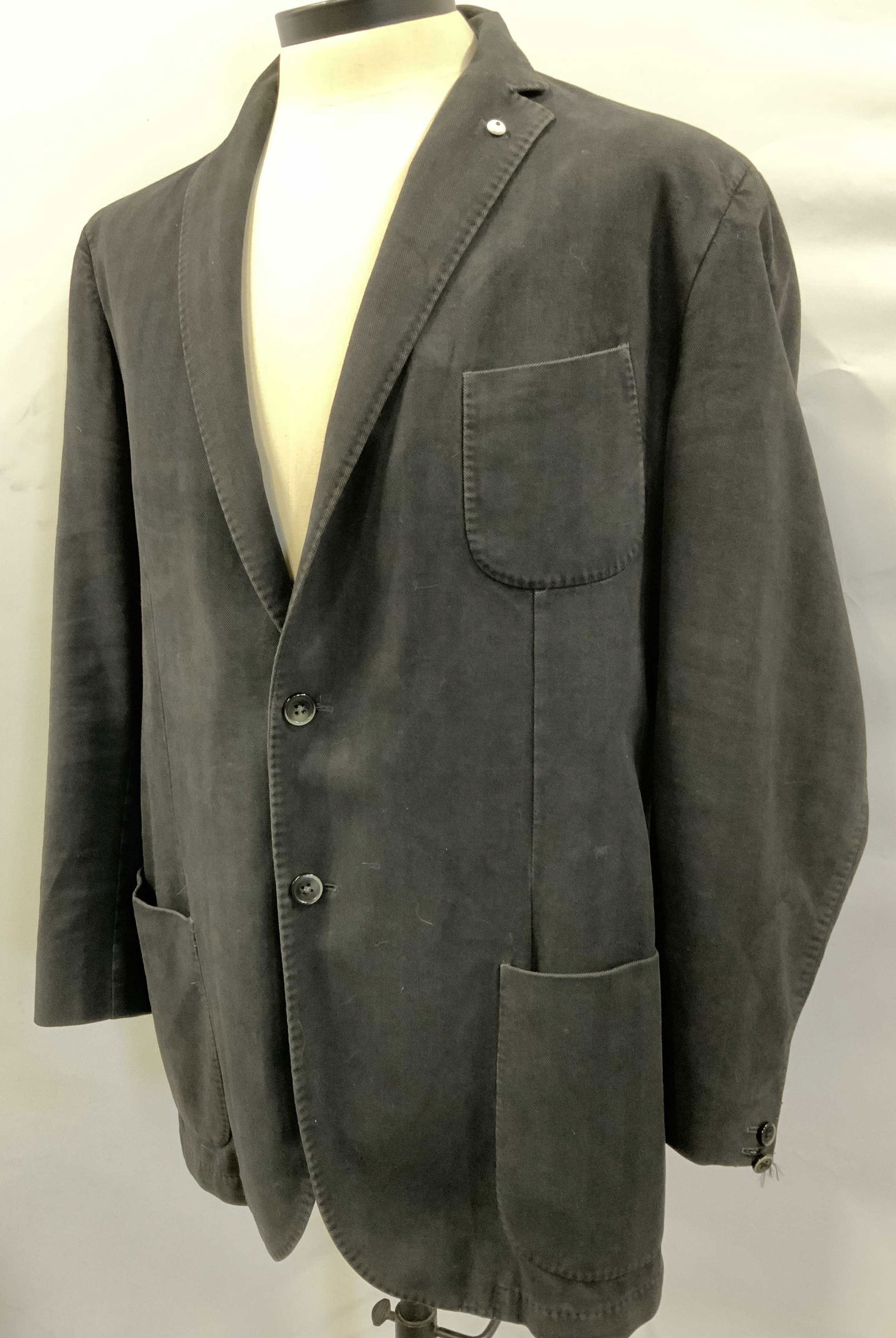 Soft Cotton Ltd Ed Black Mens Jacket , Italy (1 of 14)