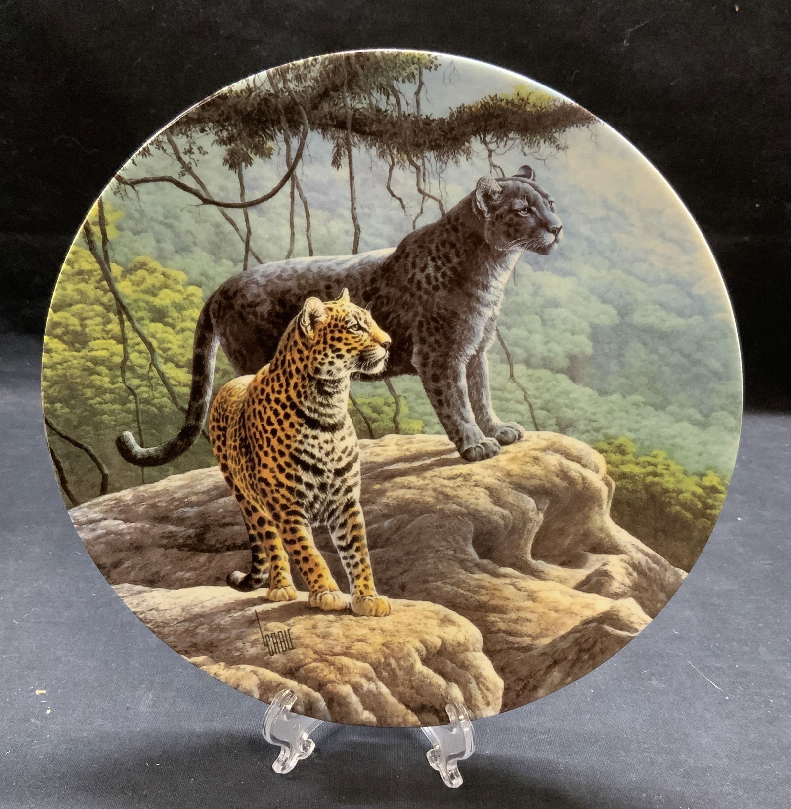 Ltd Edt Knowles Lee Cable Jaguar China Plate 1989 (1 of 7)