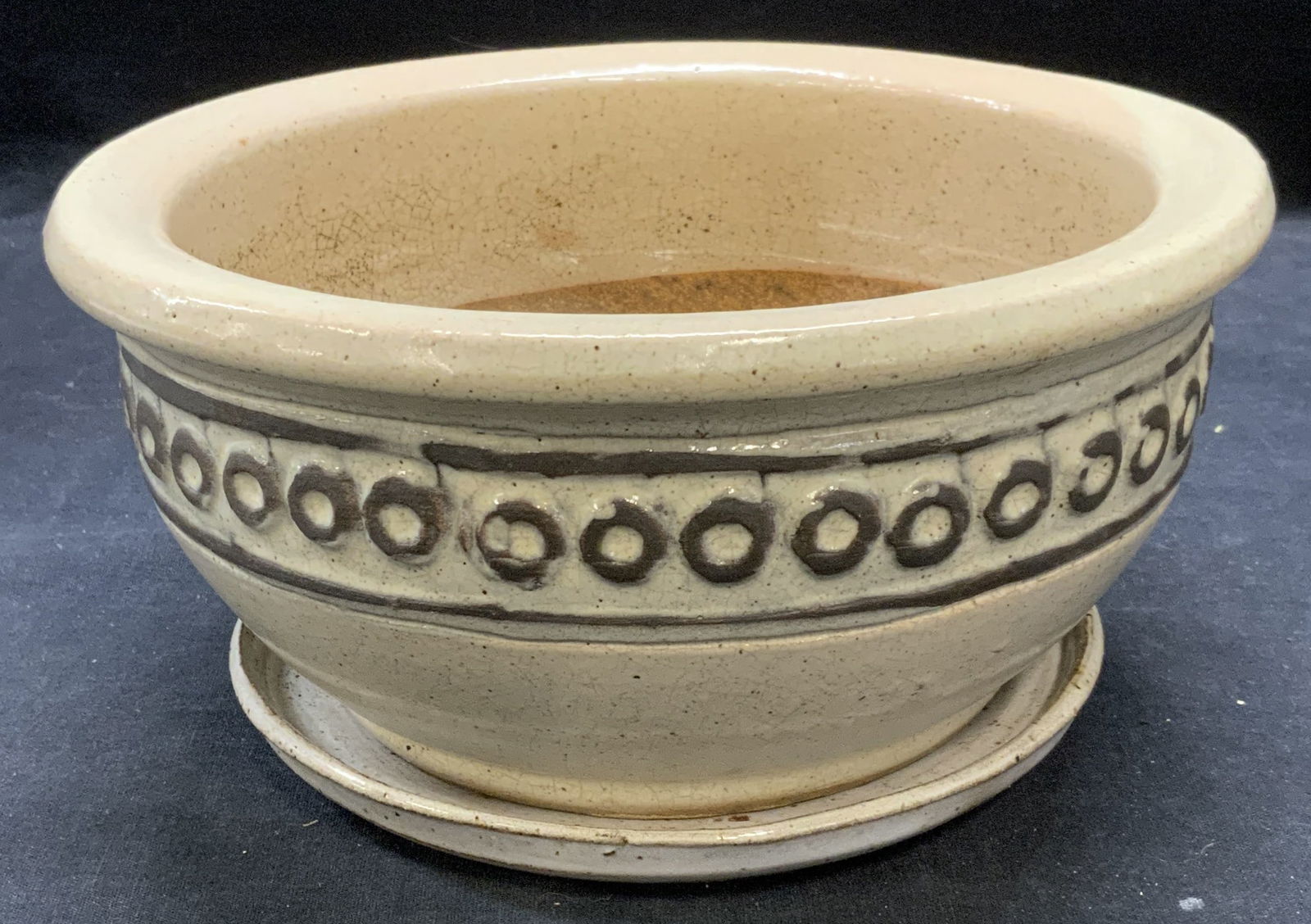 Handmade Ceramic Planter & Under Plate (1 of 8)