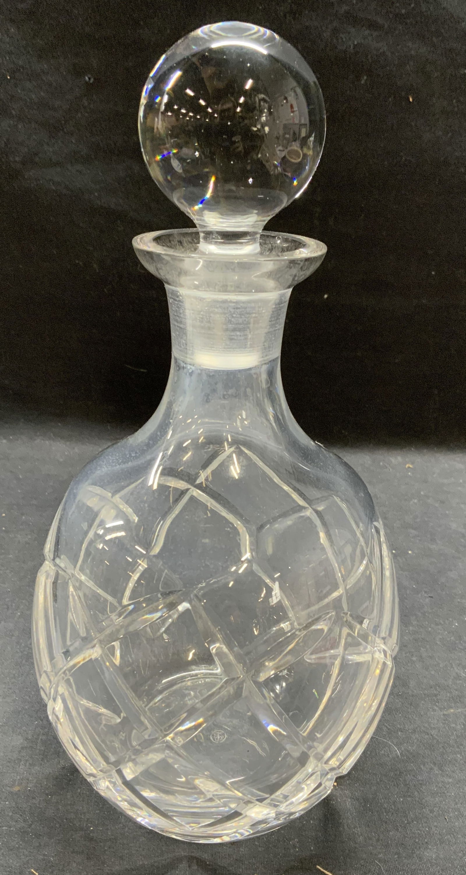 Signed Heavy Cut Crystal Decanter (1 of 7)